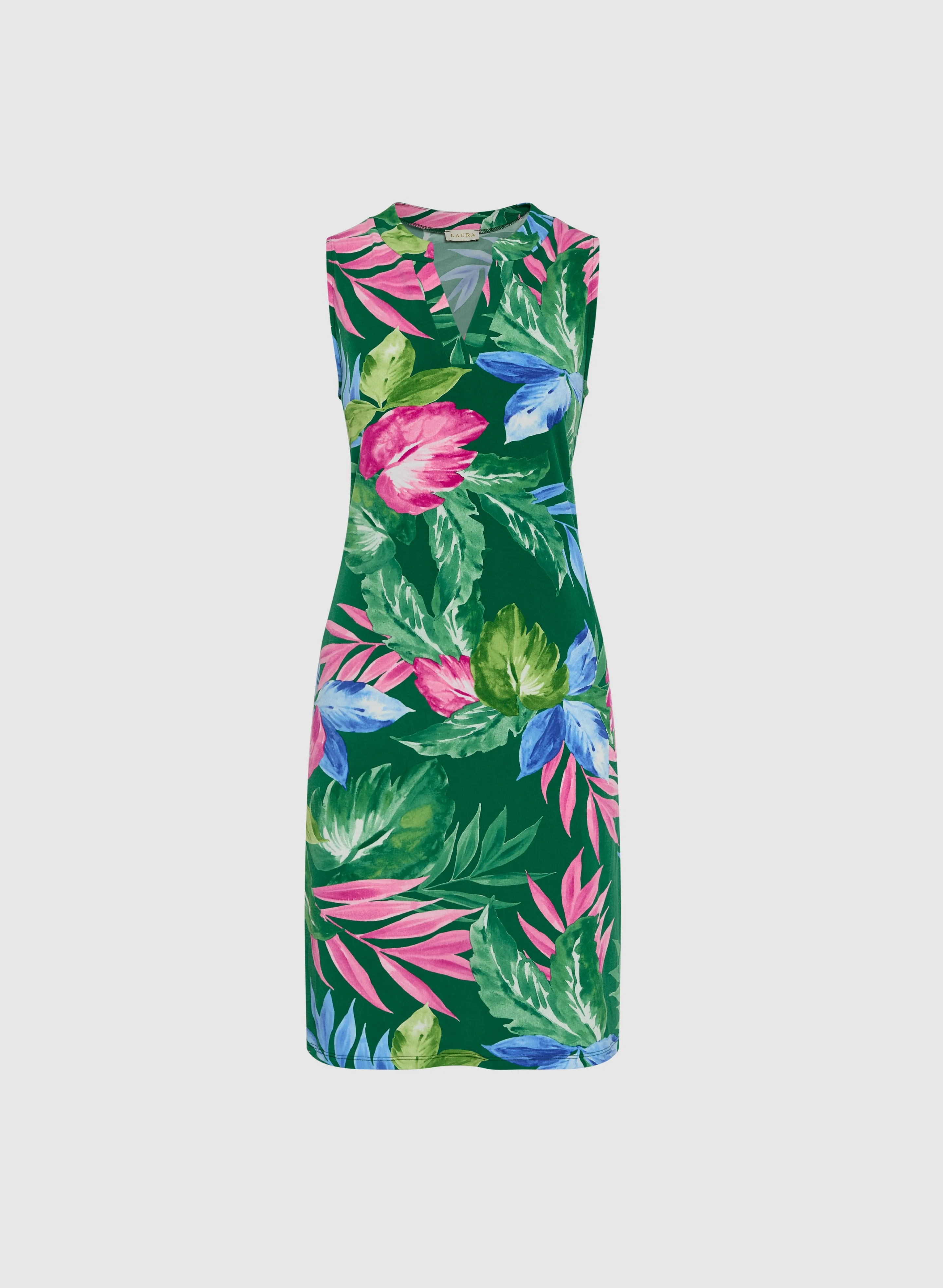 Tropical Print A-Line Dress sold by Laura product image thumbnail 5