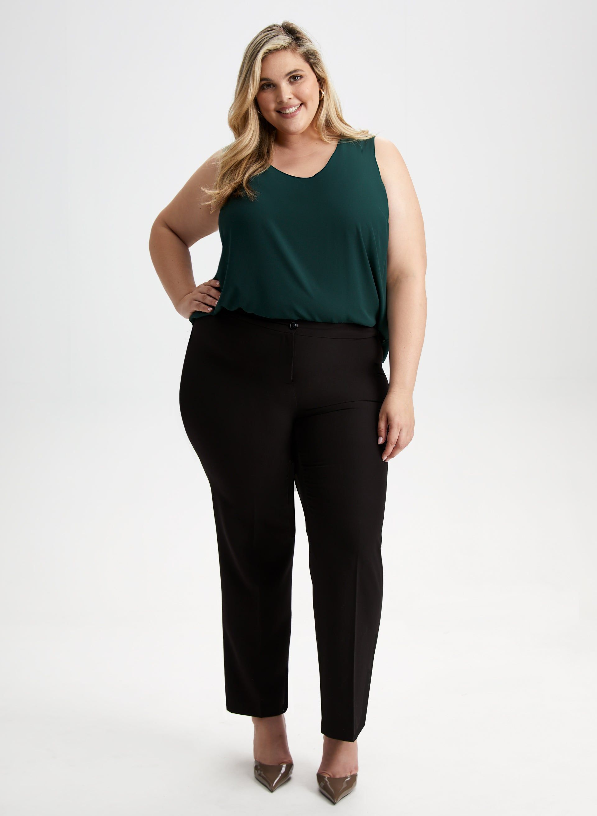 Sleeveless V-Neck Blouse sold by Laura product image thumbnail 3