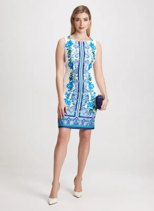 Sleeveless Floral Sheath Dress sold by Laura