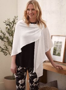 Textured Crepe Shawl sold by Laura