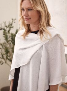 Textured Crepe Shawl sold by Laura