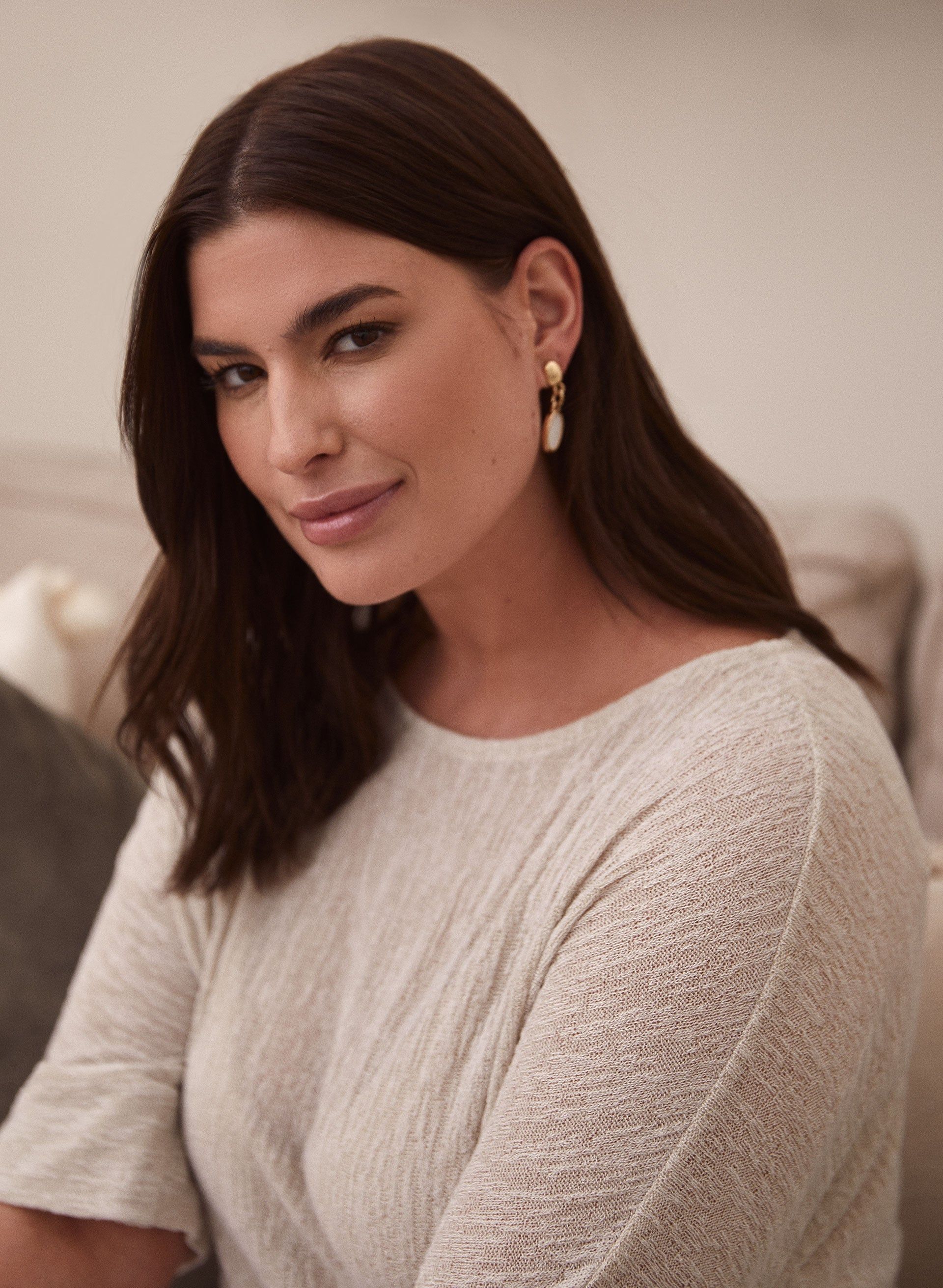 Elbow Sleeve Top sold by Laura product image thumbnail 2