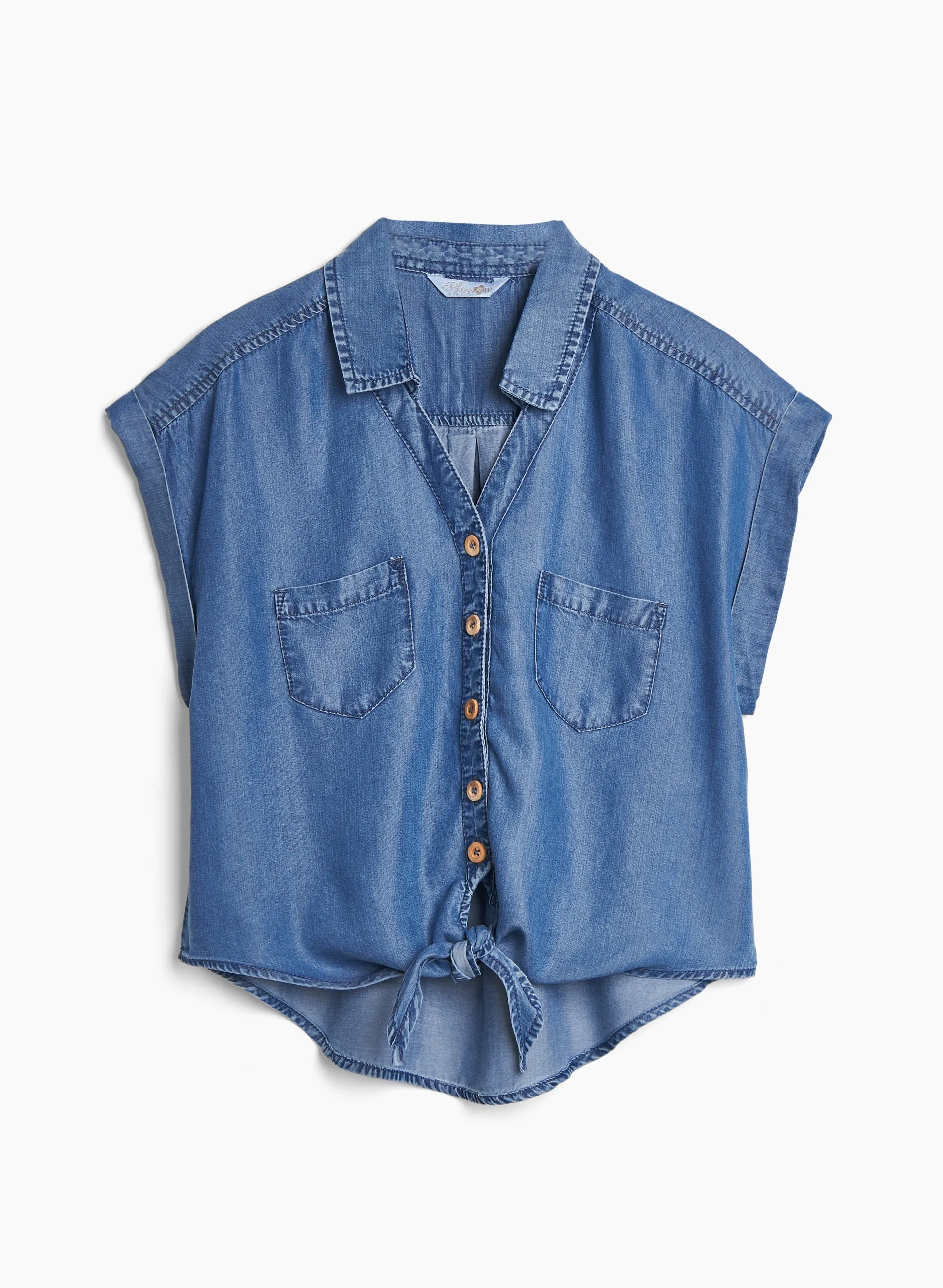 Tie Detail Tencel Blouse sold by Laura product image thumbnail 5