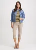 Short Denim Jacket & Pull-On Essential Capris sold by Laura