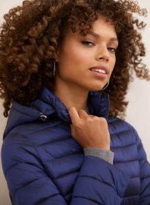 Packable Vegan Down Quilted Coat sold by Laura