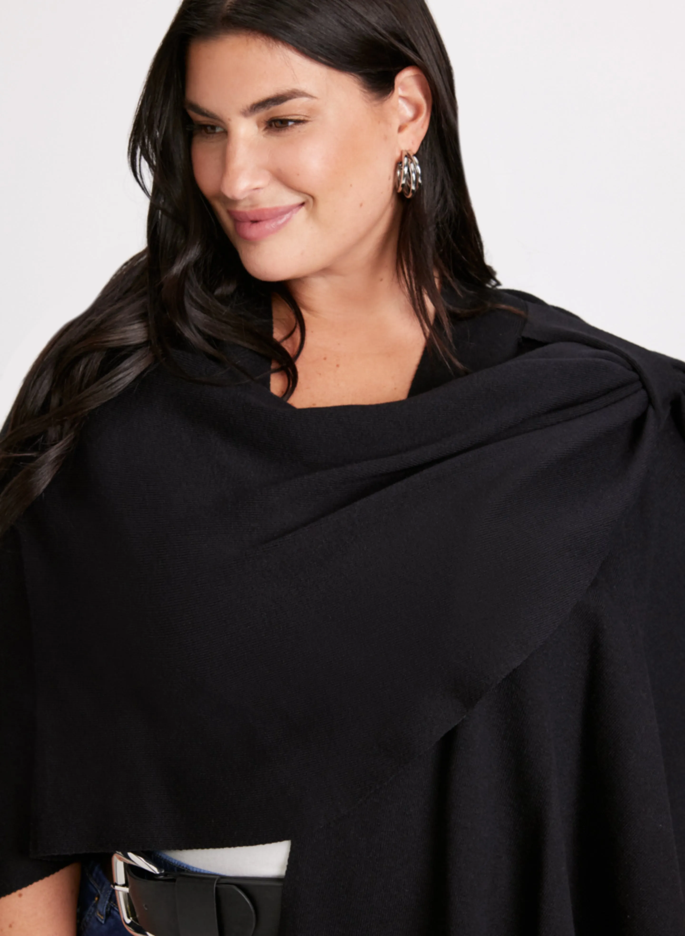 Pull-Through Detail Poncho sold by Laura product image thumbnail 4