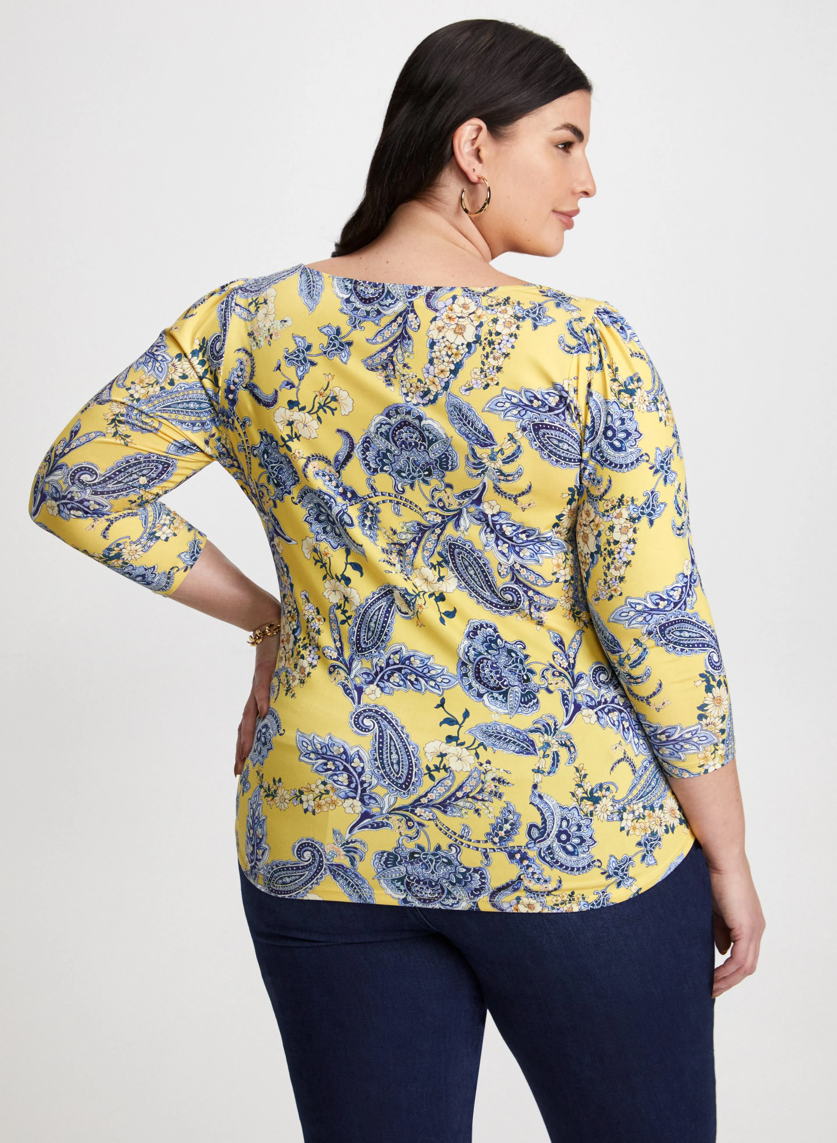 Paisley Print Tee sold by Laura product image thumbnail 4