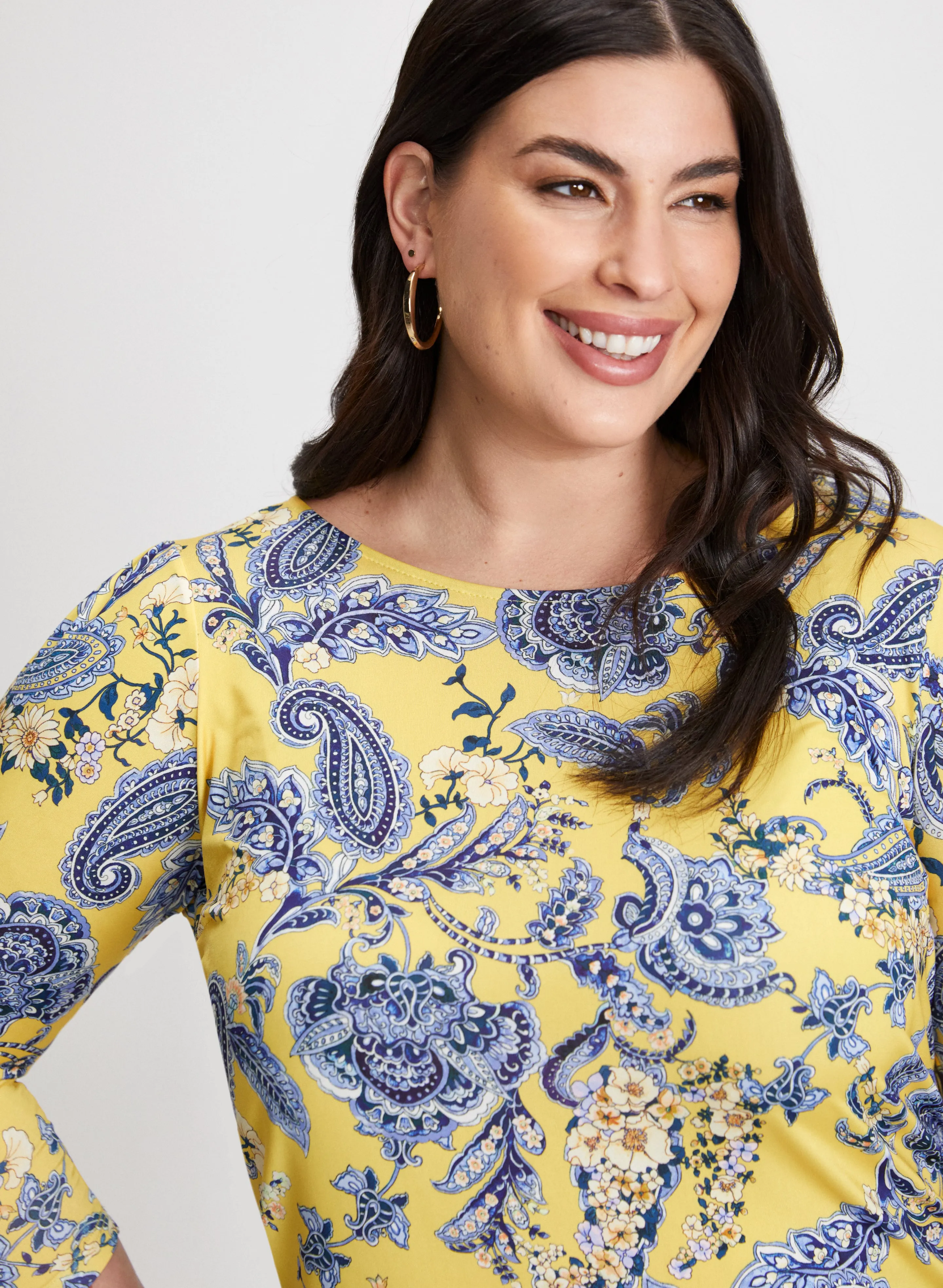 Paisley Print Tee sold by Laura product image thumbnail 2