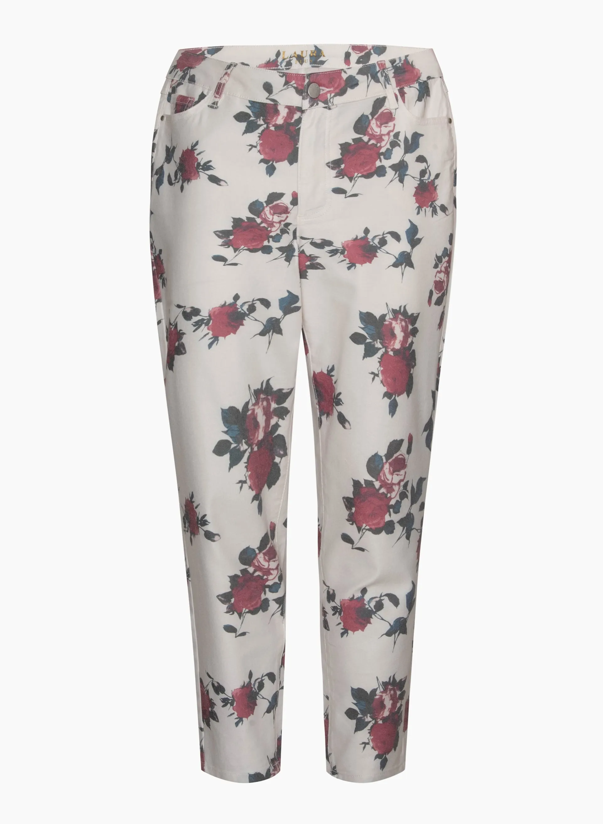 Floral Print Slim Leg Jeans sold by Laura product image thumbnail 5