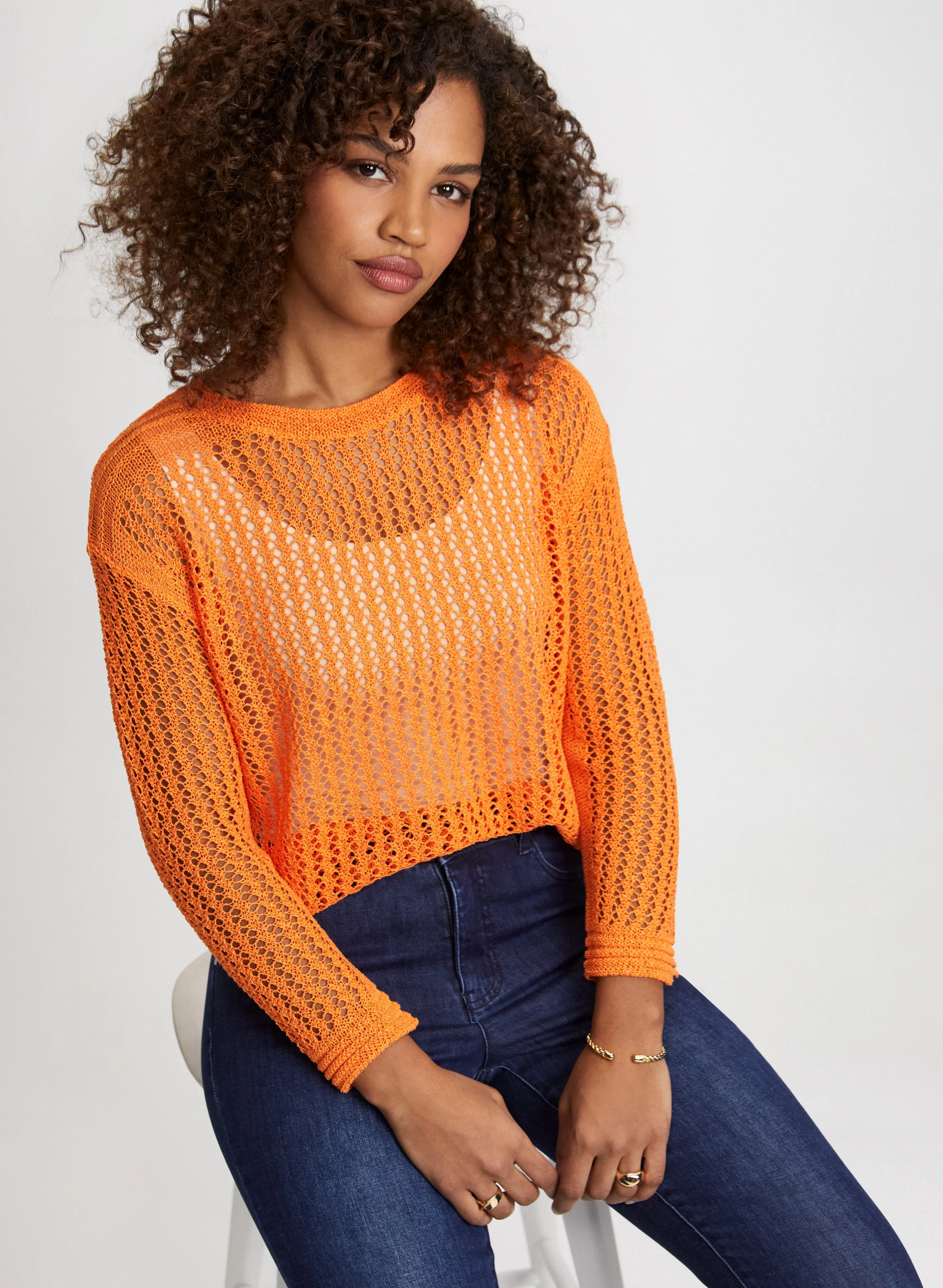 Open Stitch Sweater sold by Laura product image thumbnail 5