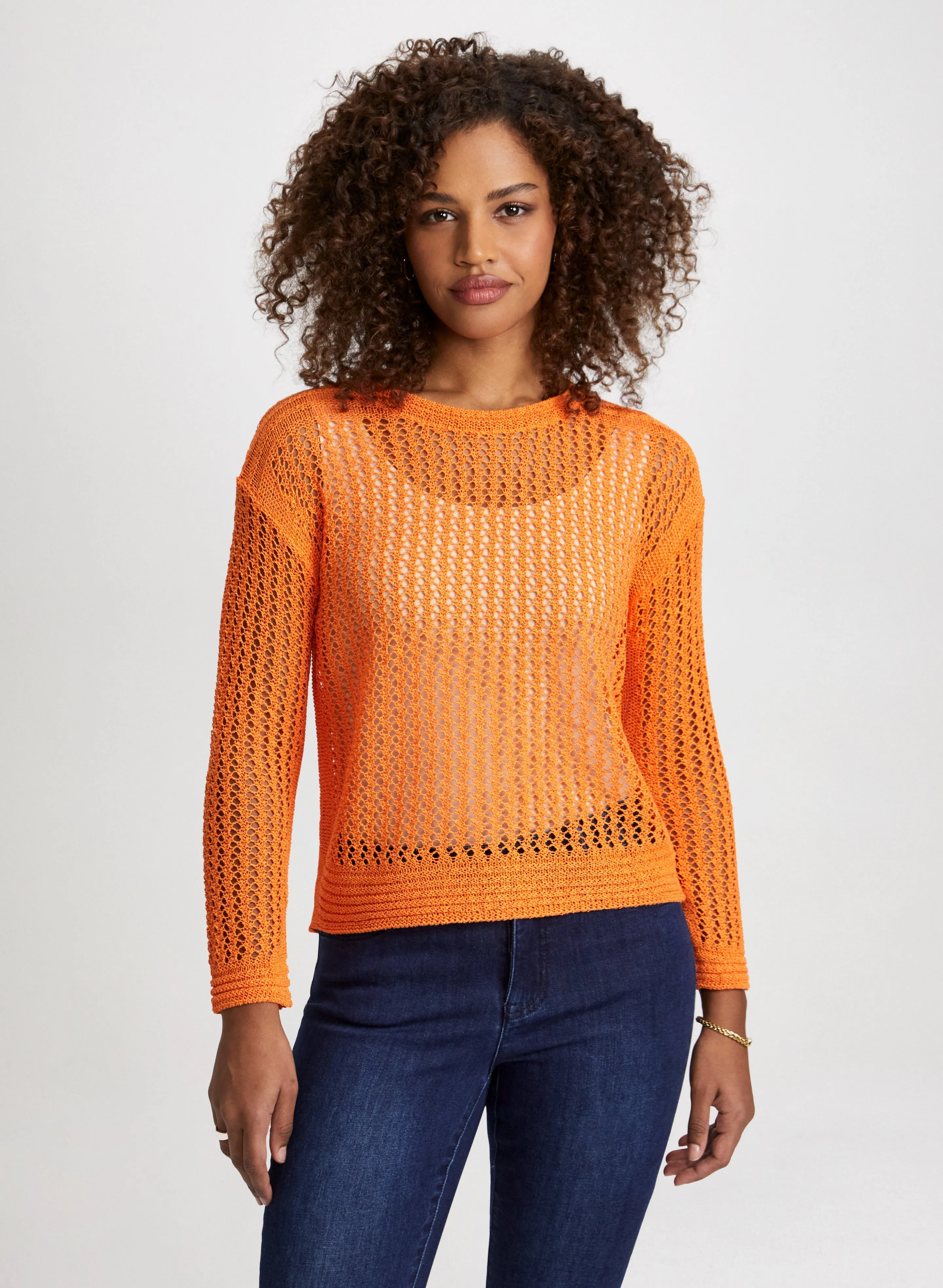 Open Stitch Sweater sold by Laura