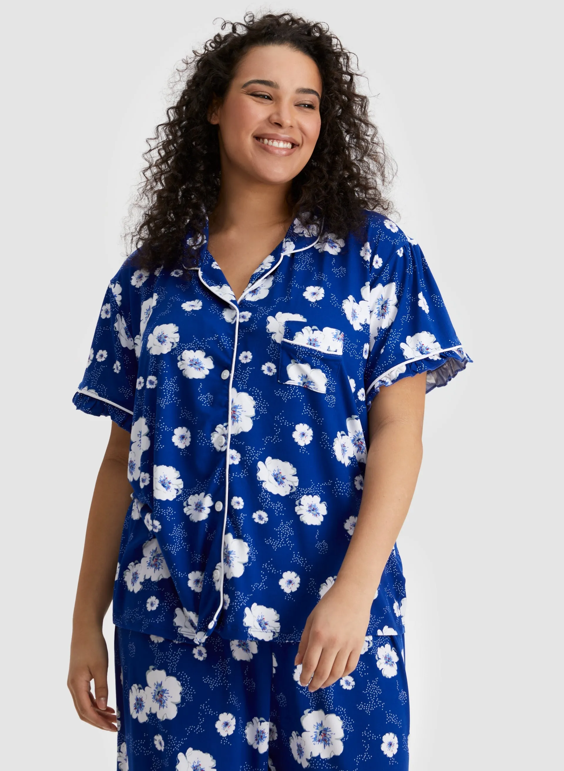 Floral Print Pyjama Set sold by Laura product image thumbnail 5