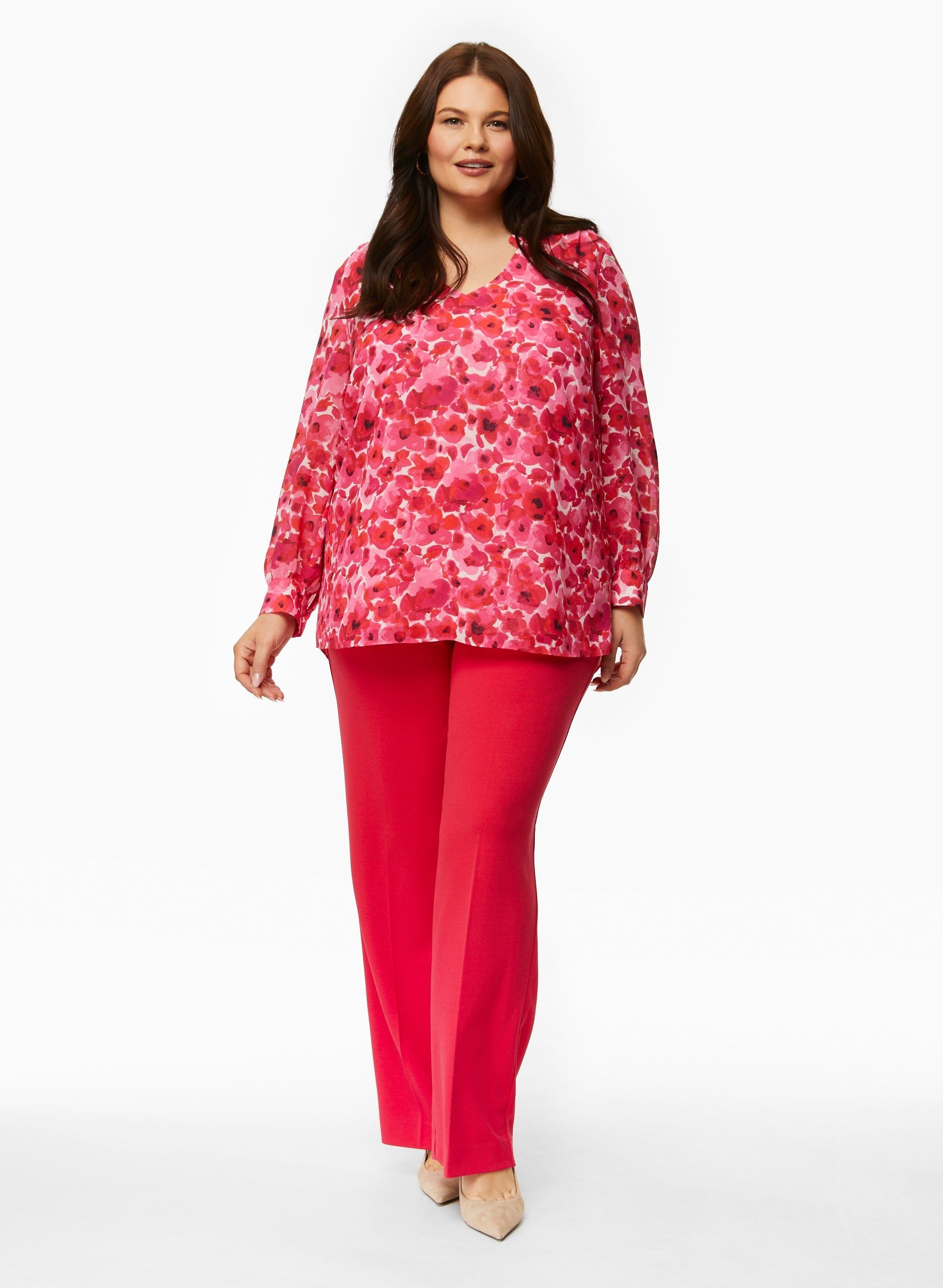 Puff Sleeve Floral Blouse sold by Laura product image thumbnail 3