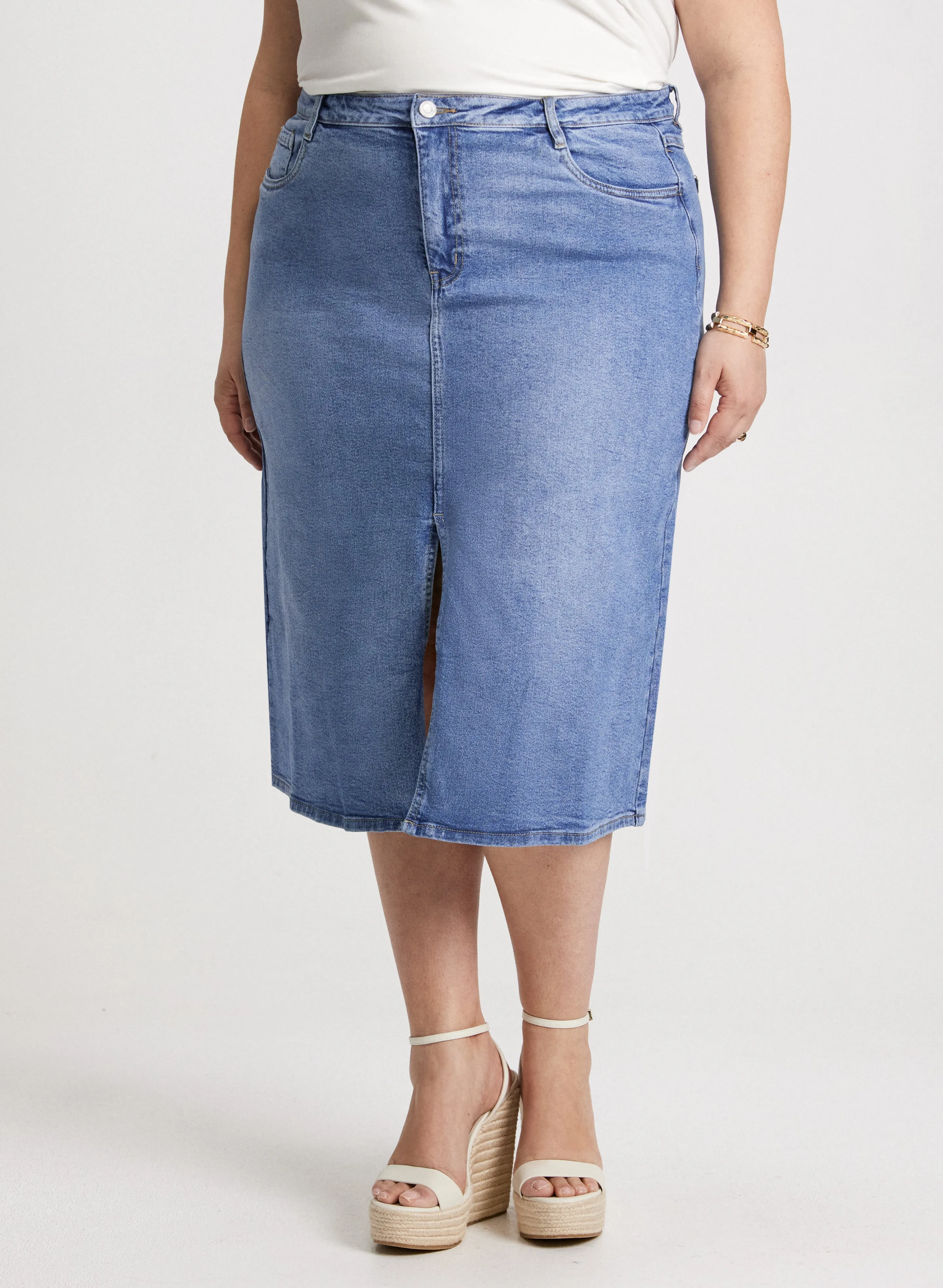 Joseph Ribkoff - Denim Skirt sold by Laura