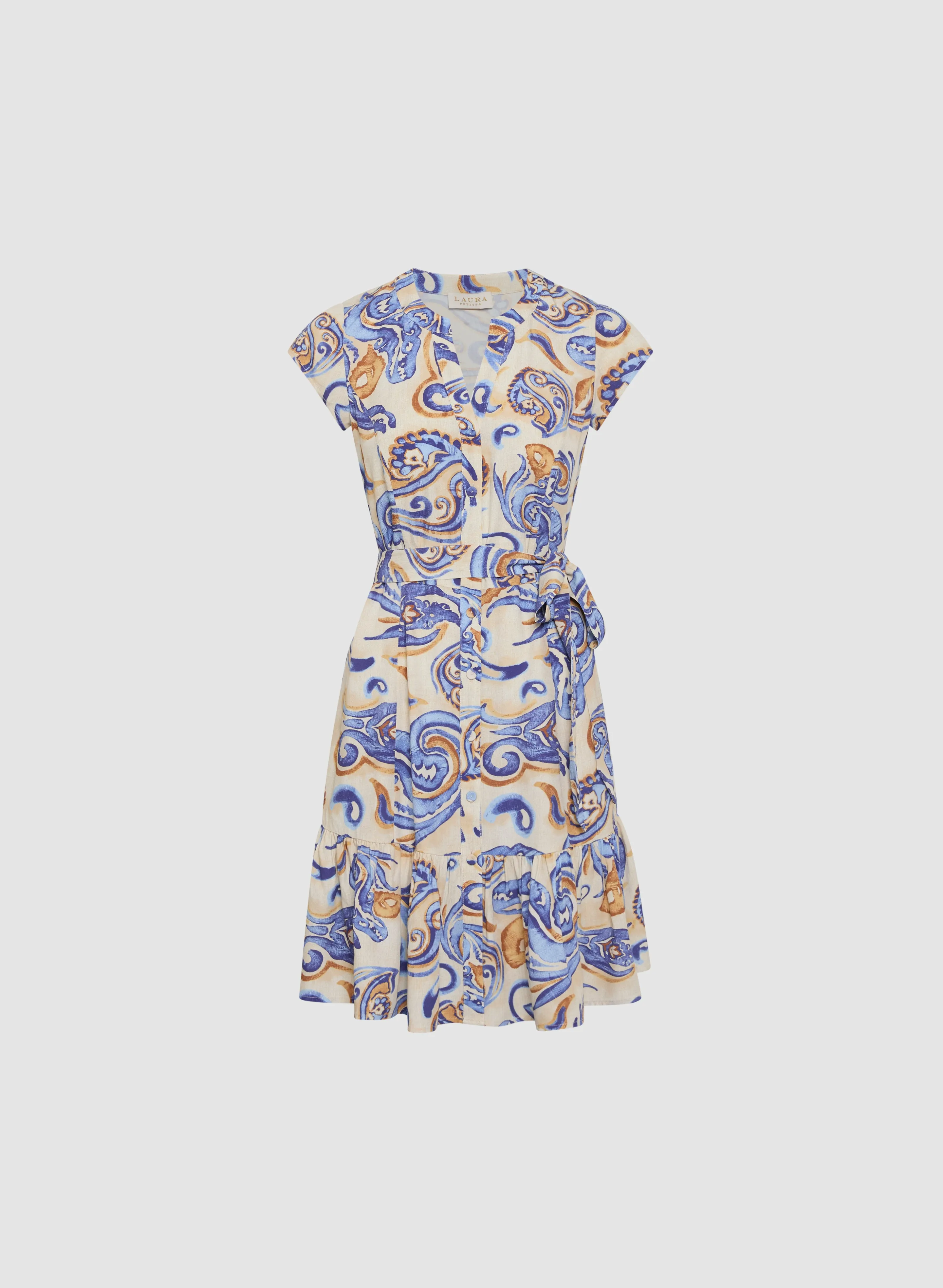 Short Paisley Print Dress sold by Laura product image thumbnail 5