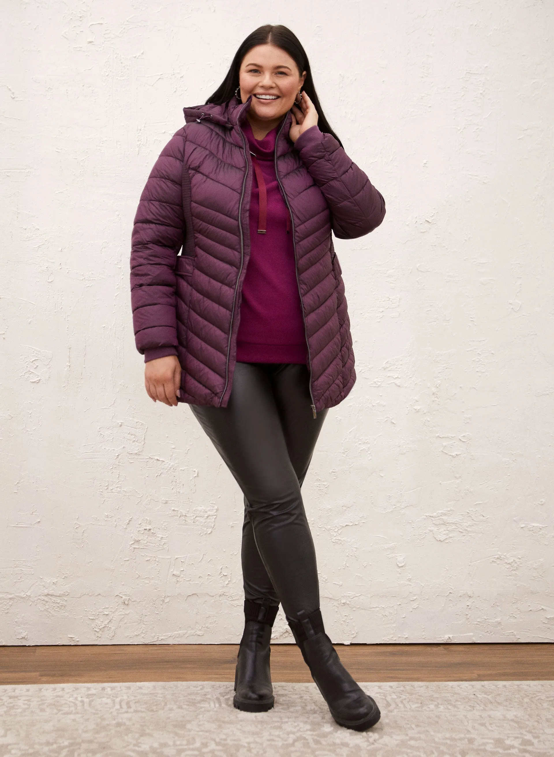Quilted Vegan Down Coat sold by Laura product image thumbnail 3