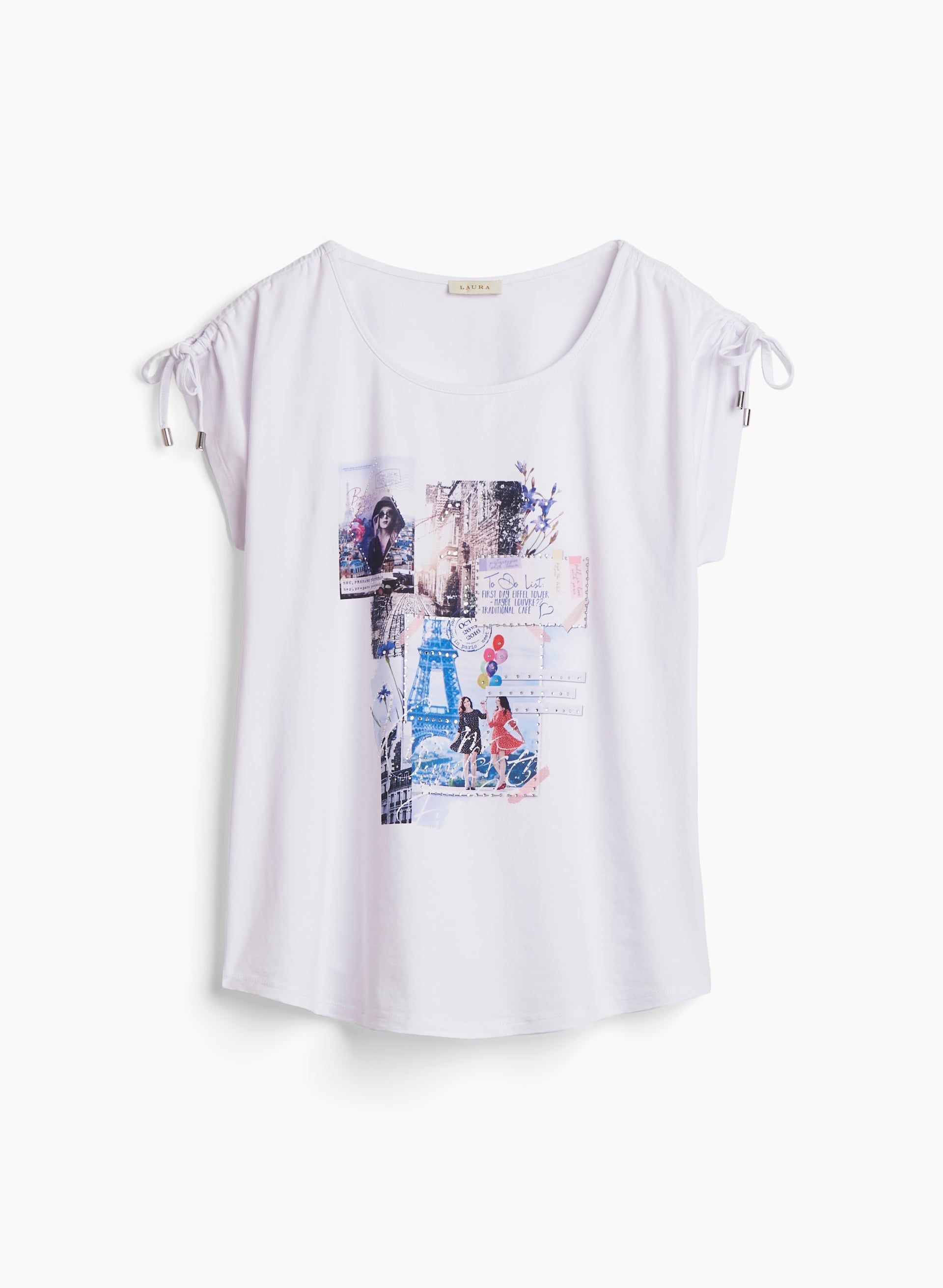 Paris Print Tee sold by Laura product image thumbnail 5