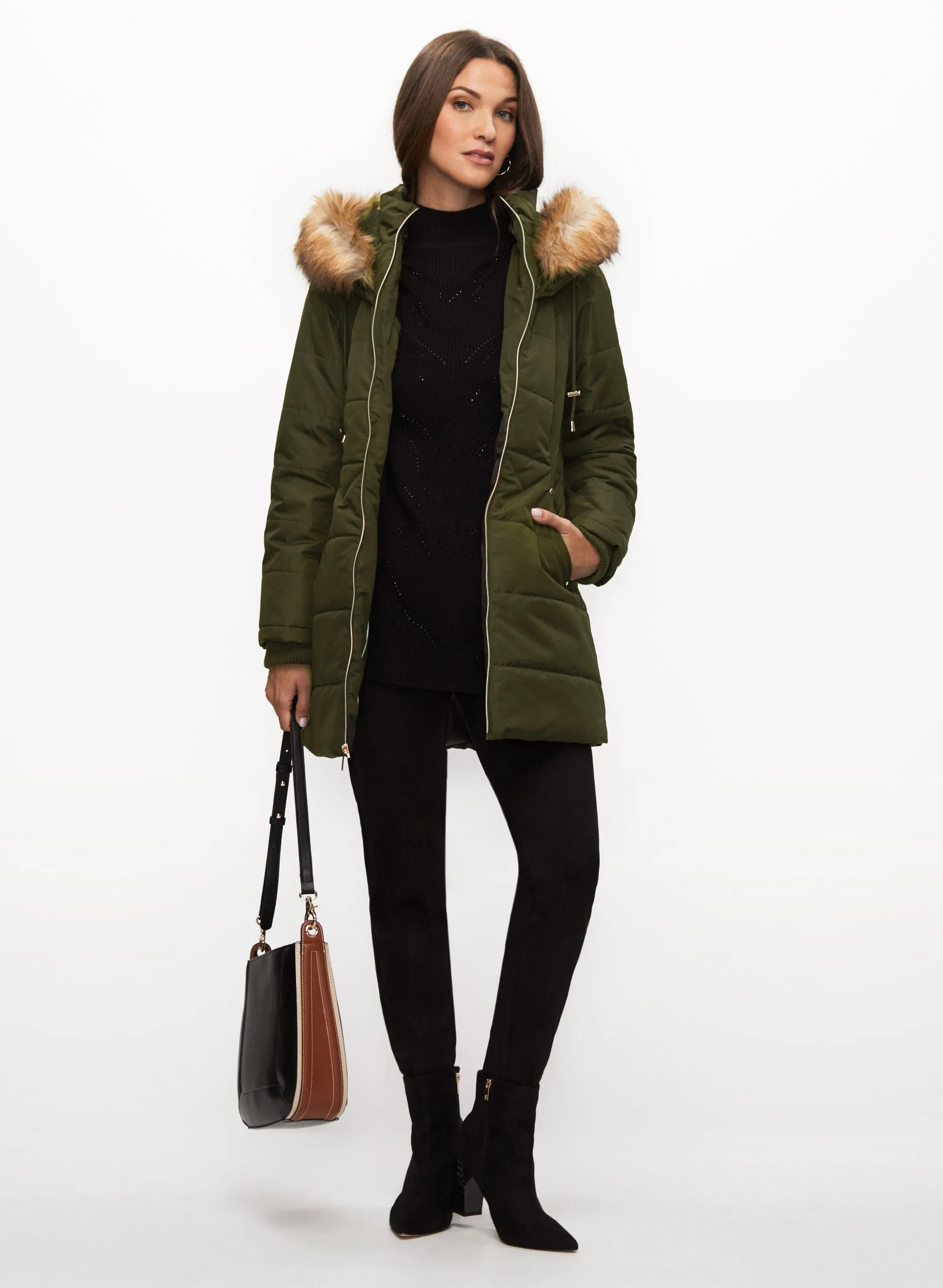 Vegan Down Quilted Coat sold by Laura product image thumbnail 2