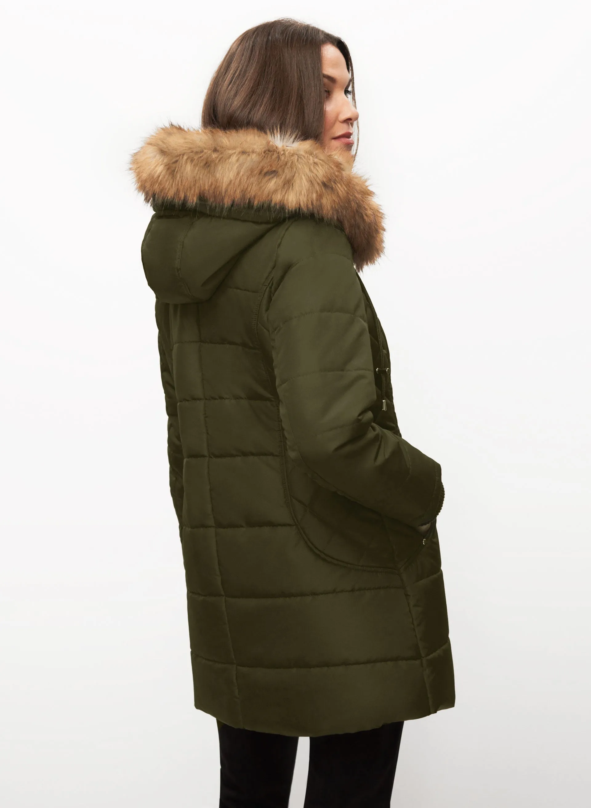 Vegan Down Quilted Coat sold by Laura product image thumbnail 4