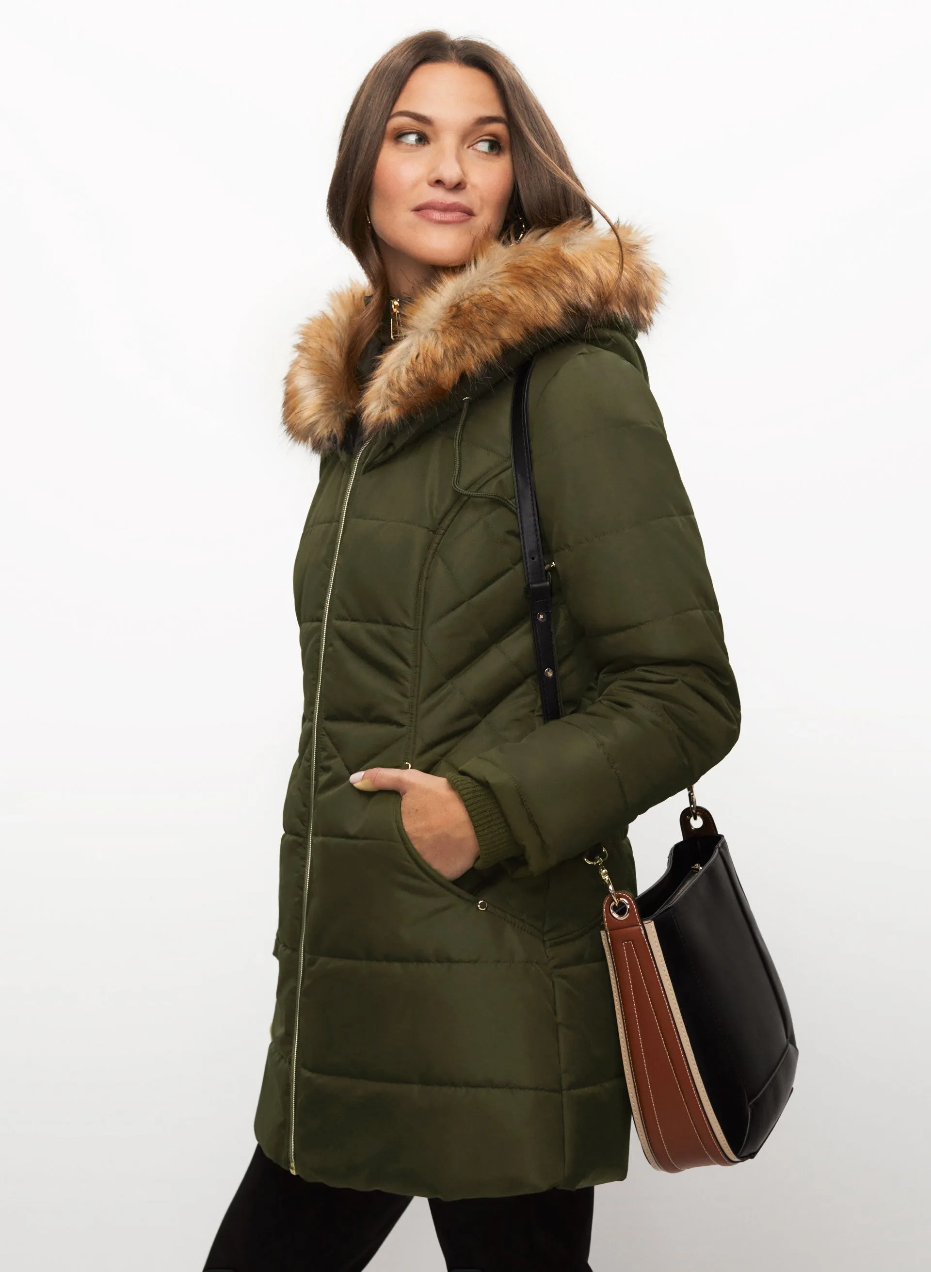 Vegan Down Quilted Coat sold by Laura product image thumbnail 3