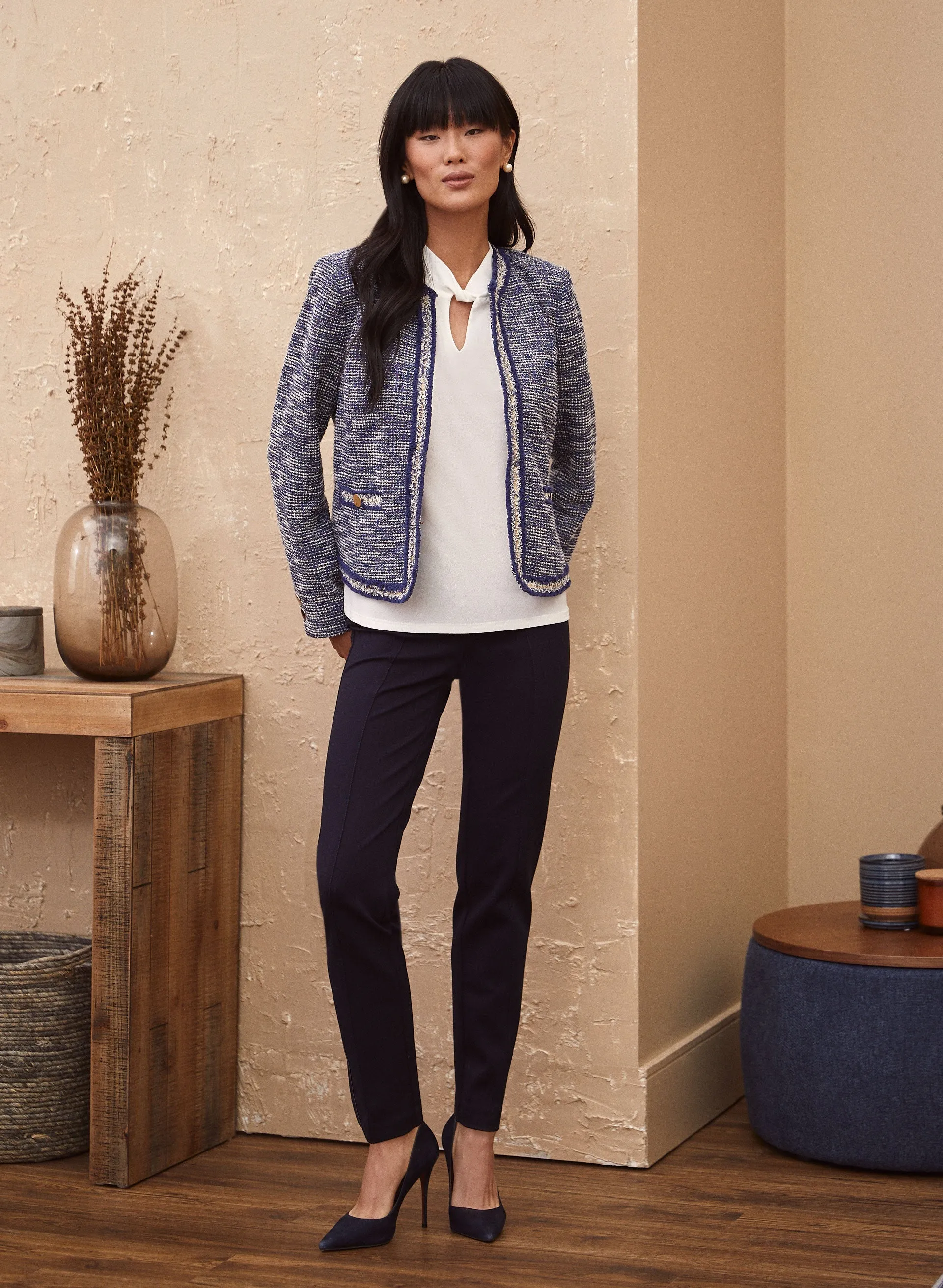 Twisted Mock Neck Sleeveless Top sold by Laura product image thumbnail 4