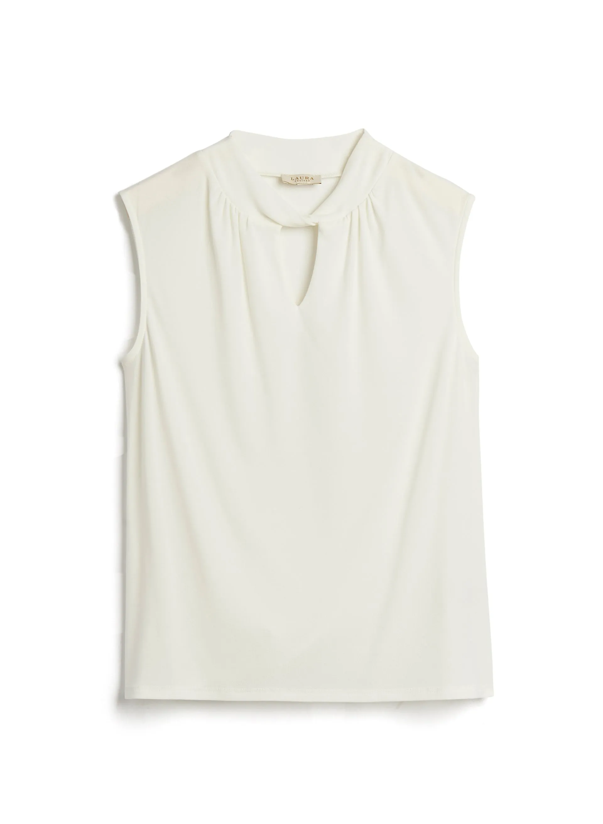 Twisted Mock Neck Sleeveless Top sold by Laura product image thumbnail 5