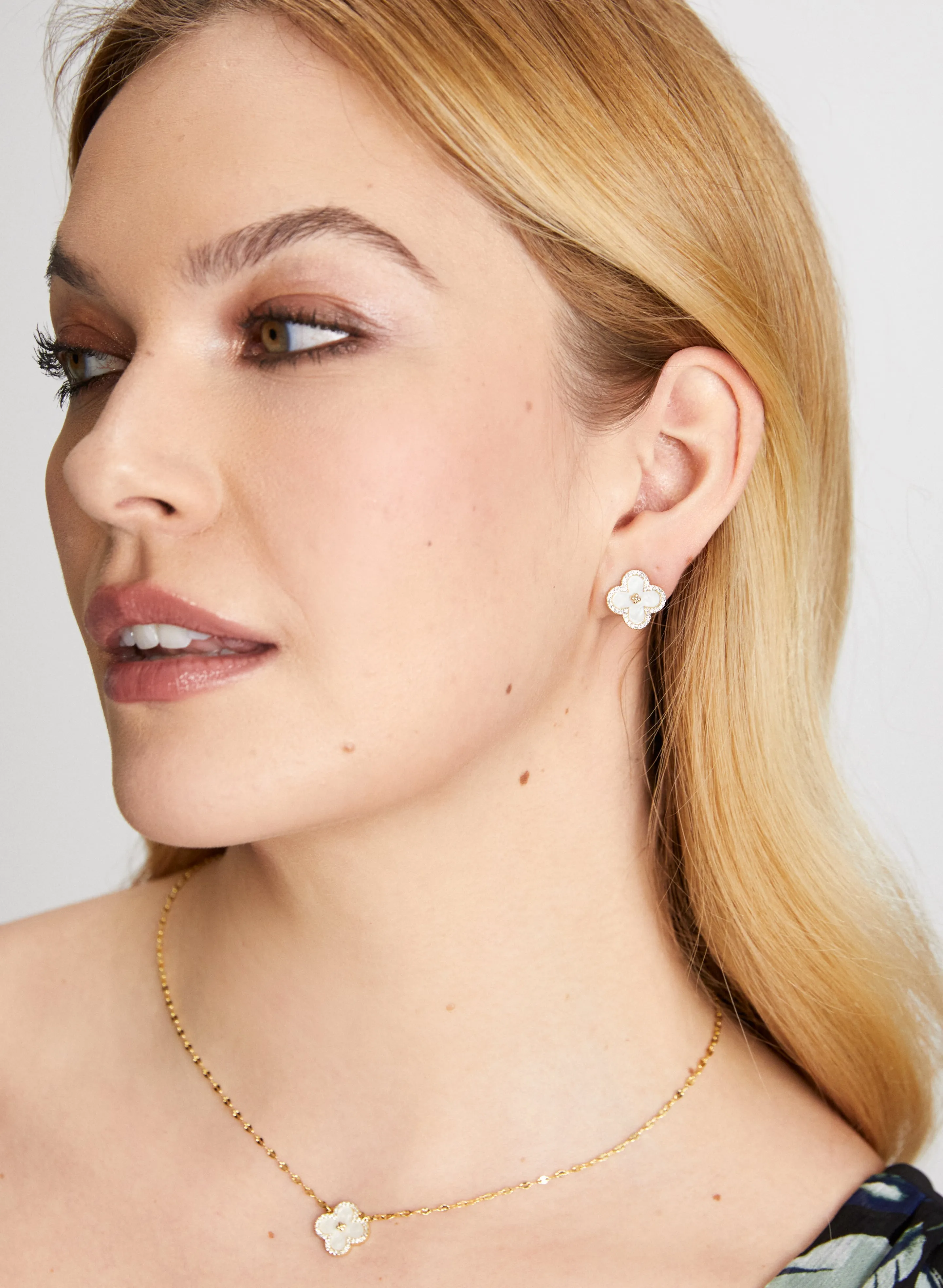 Clover Stud Earrings sold by Laura product image thumbnail 2