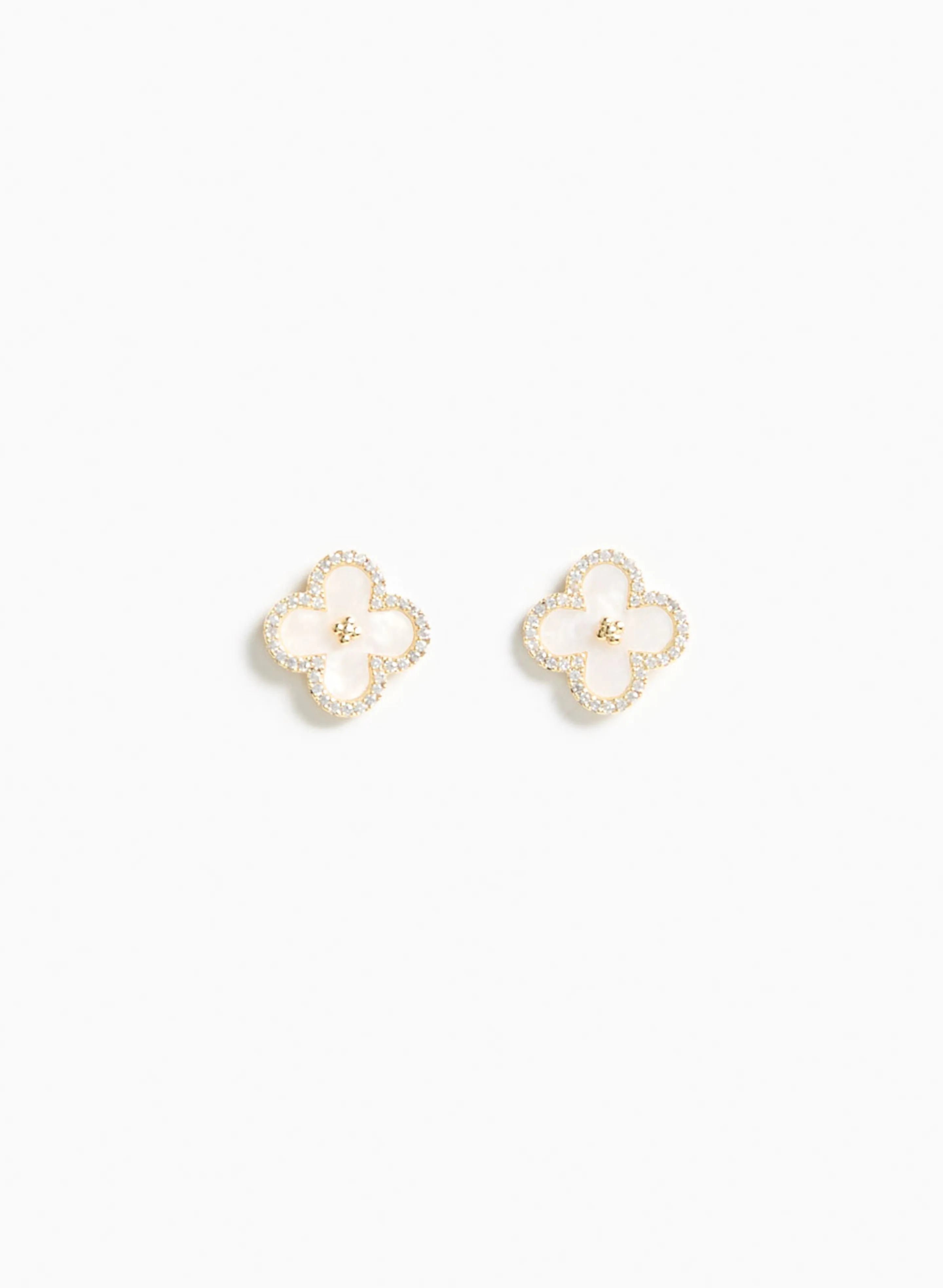 Clover Stud Earrings sold by Laura