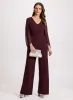 Long Sleeve Crepe Jumpsuit sold by Laura