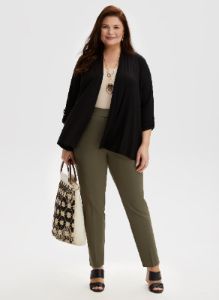 Slim Leg Pull-On Pants sold by Laura