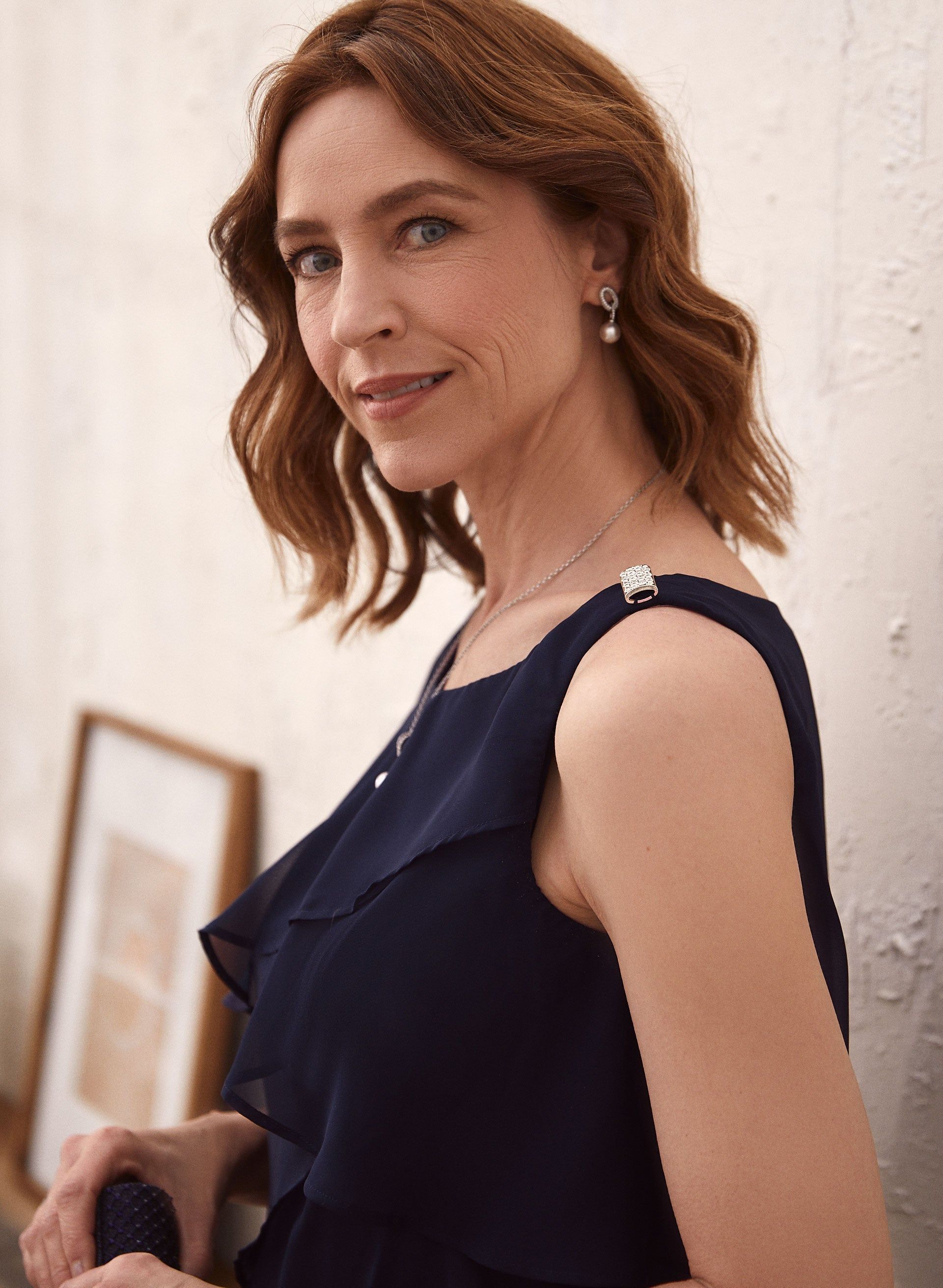 Tiered Ruffle Chiffon Dress sold by Laura product image thumbnail 4