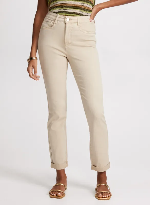 Slim Leg Cropped Pants sold by Laura