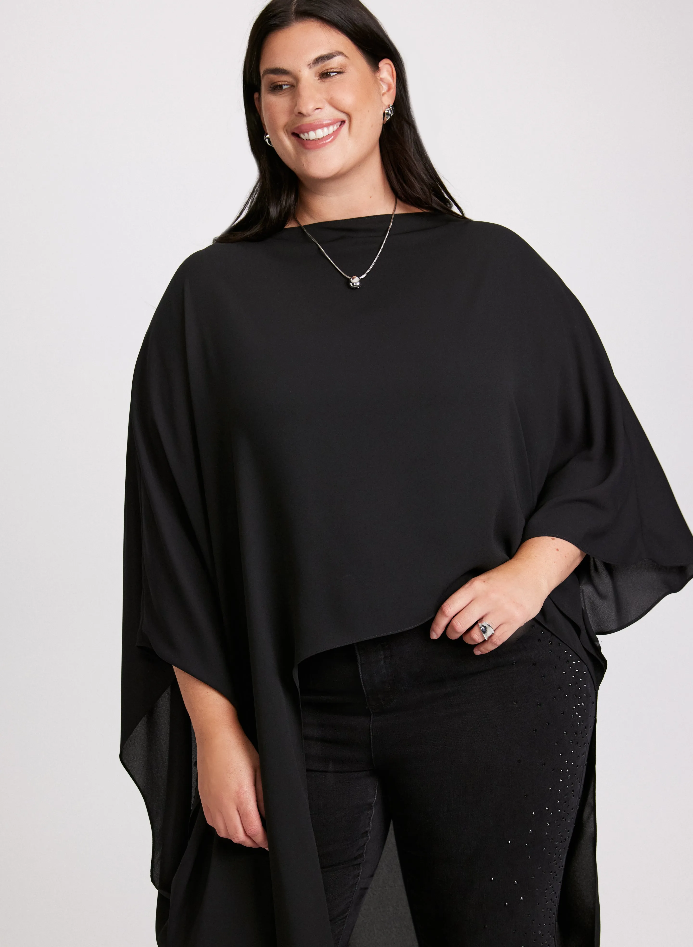 Joseph Ribkoff - High-Low Hem Blouse sold by Laura product image thumbnail 2