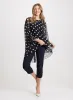 Polka Dot Poncho Blouse & Pull-On Bengaline Capris sold by Laura