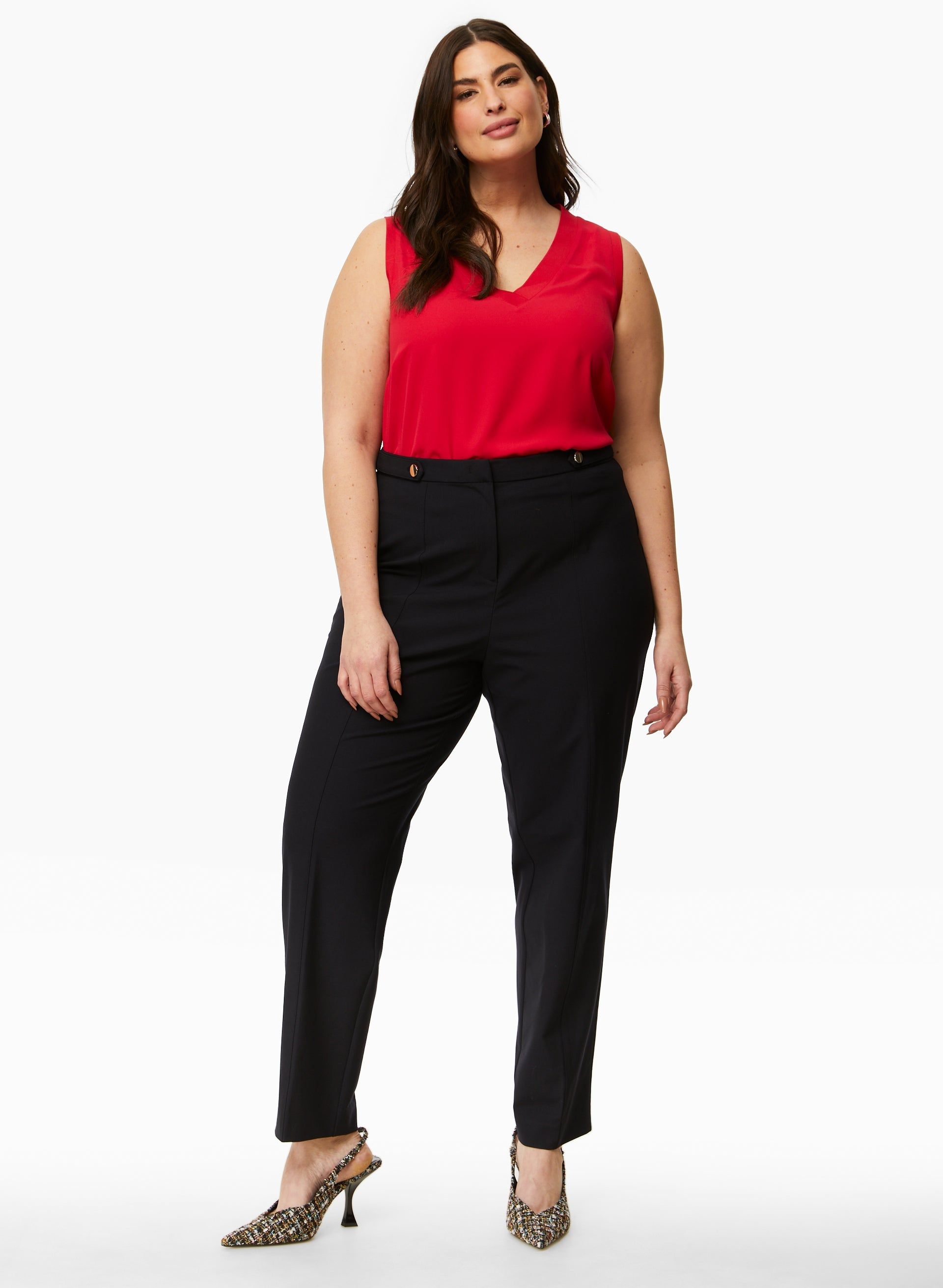 Sleeveless V-Neck Blouse sold by Laura product image thumbnail 4