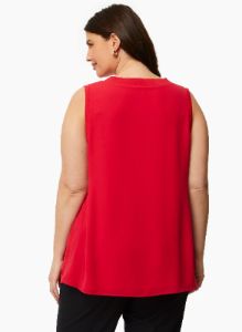 Sleeveless V-Neck Blouse sold by Laura