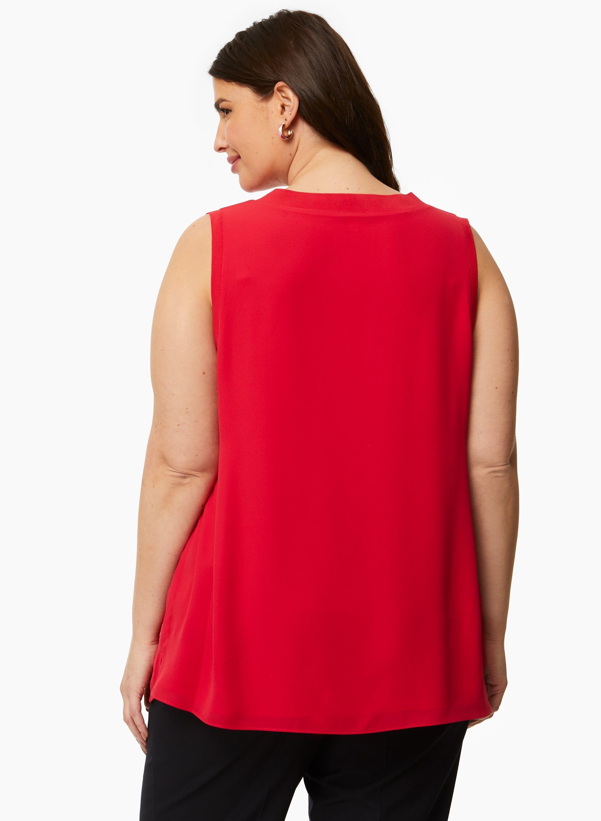 Sleeveless V-Neck Blouse sold by Laura product image thumbnail 2