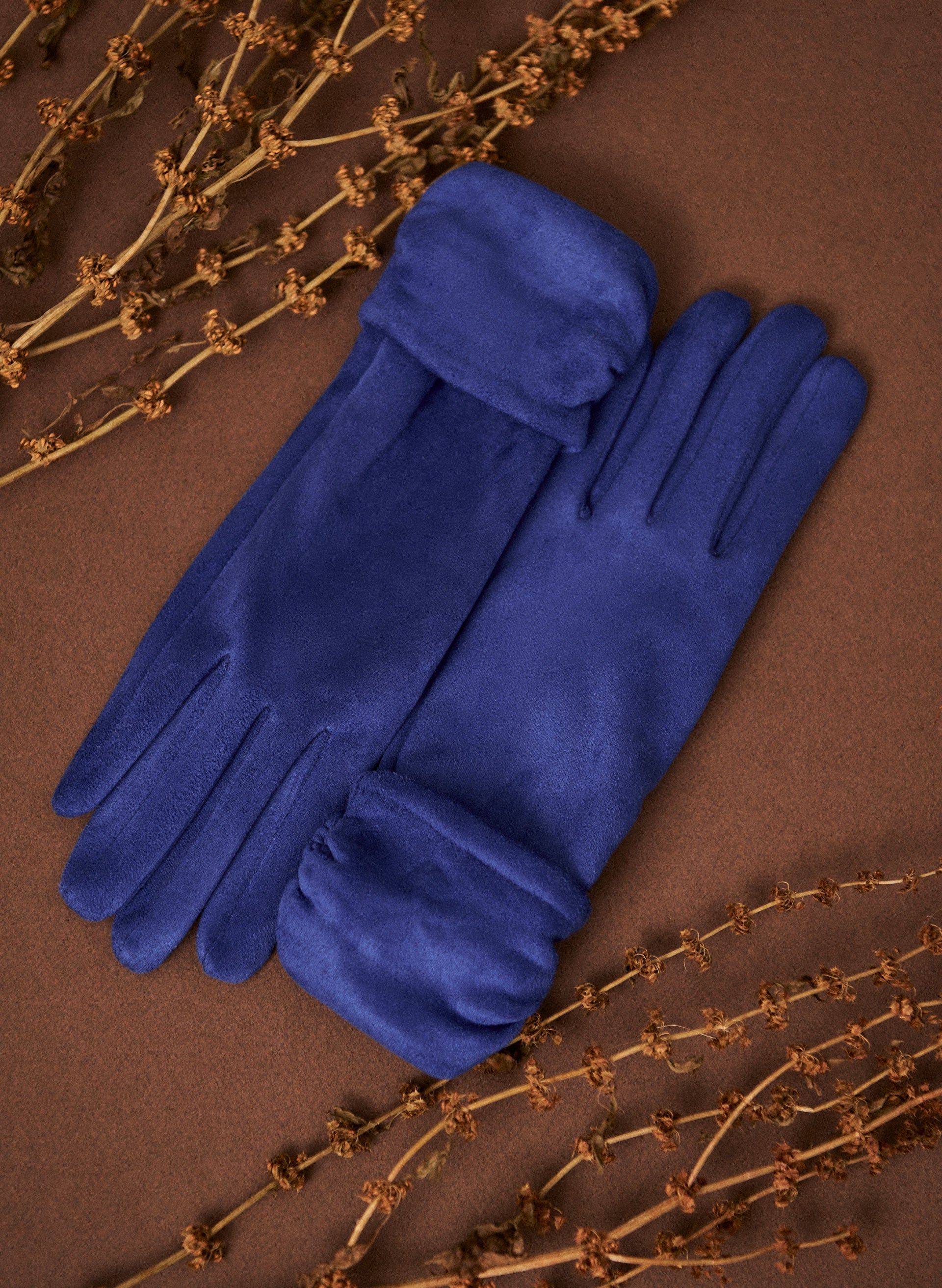 Faux Suede Gloves sold by Laura