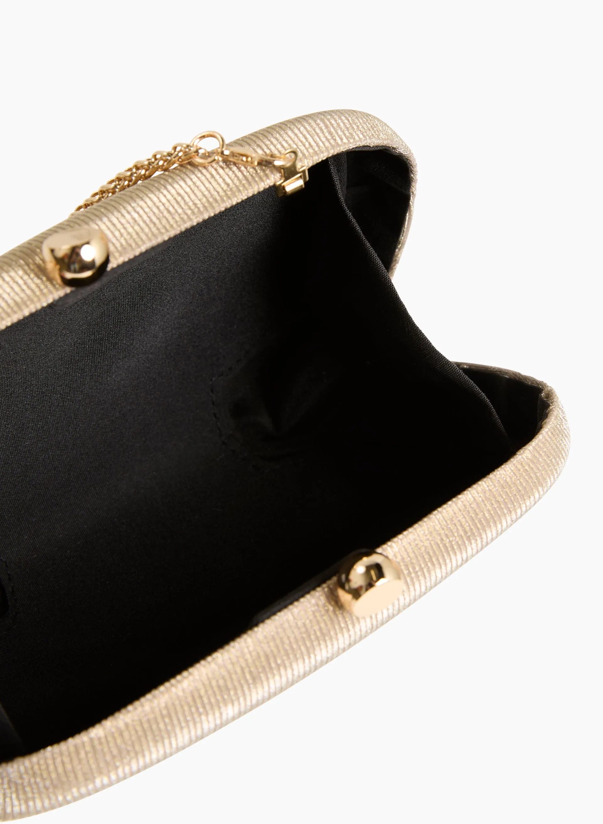 Glitter Textile Box Clutch sold by Laura product image thumbnail 4