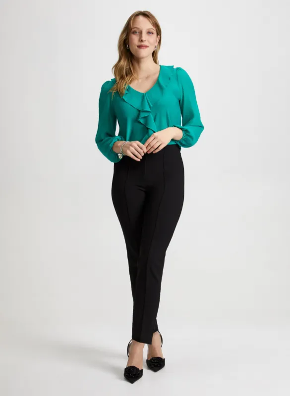 Chiffon Top & Slim Leg Pants sold by Laura