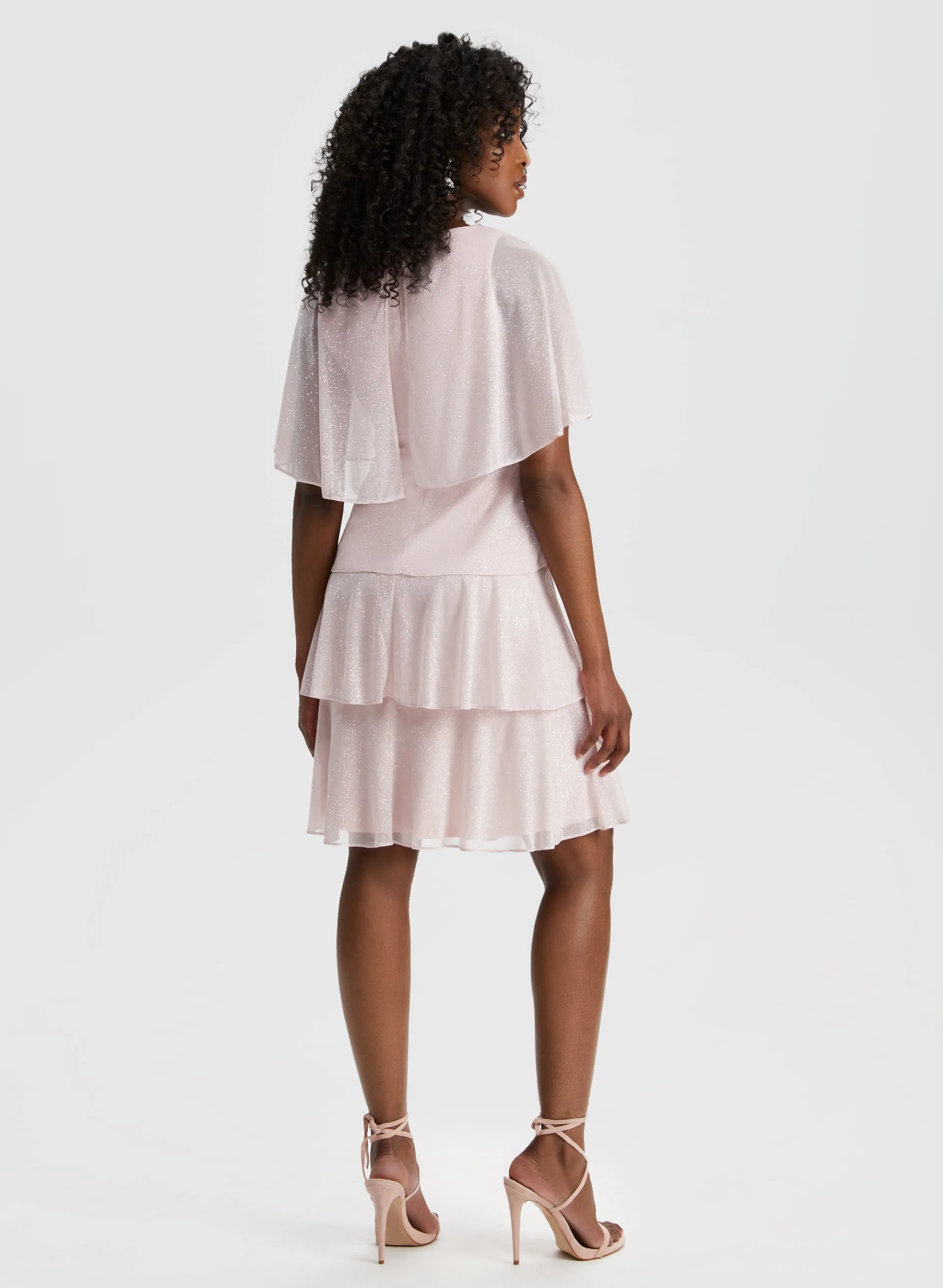 Glitter Mesh Tiered Dress sold by Laura product image thumbnail 2