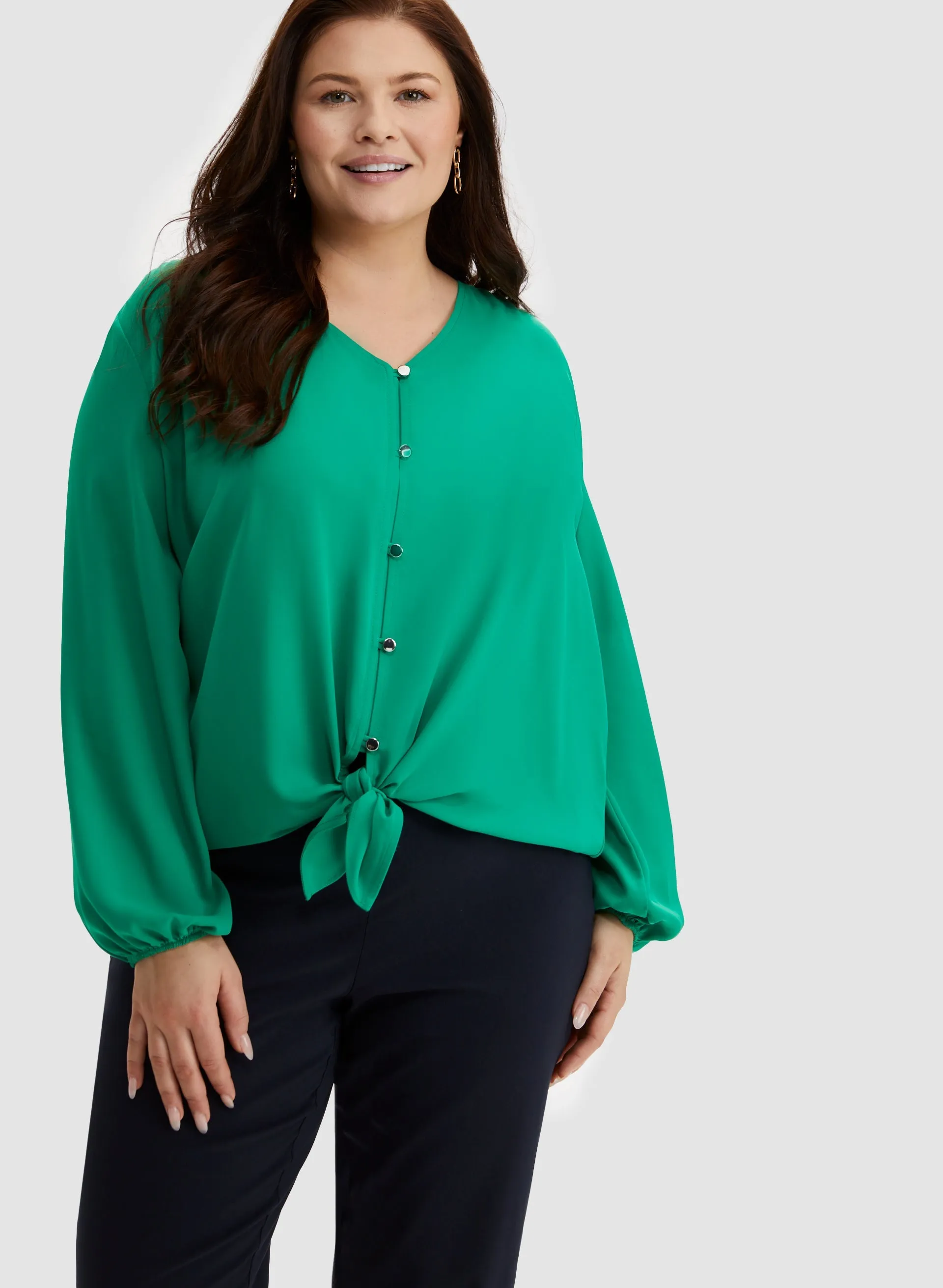 Joseph Ribkoff - Button Front Top sold by Laura