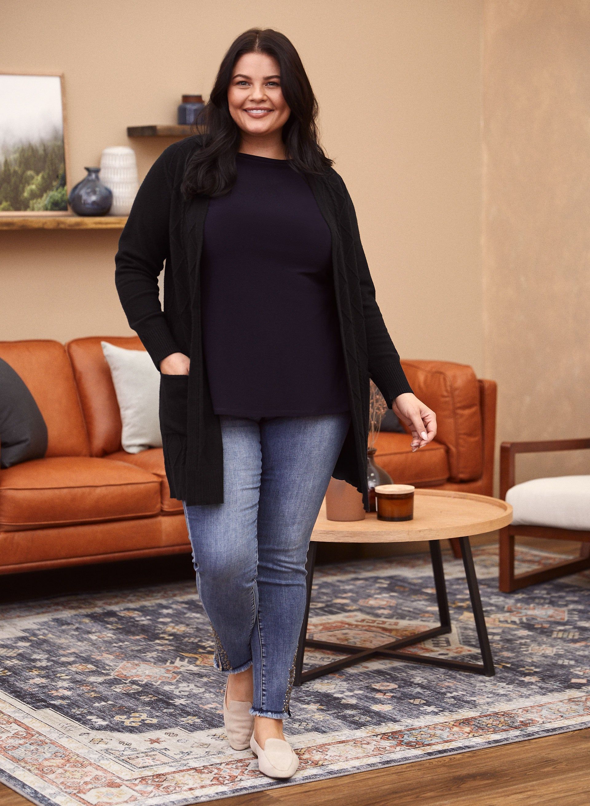 Cable Knit Cardigan sold by Laura product image thumbnail 5