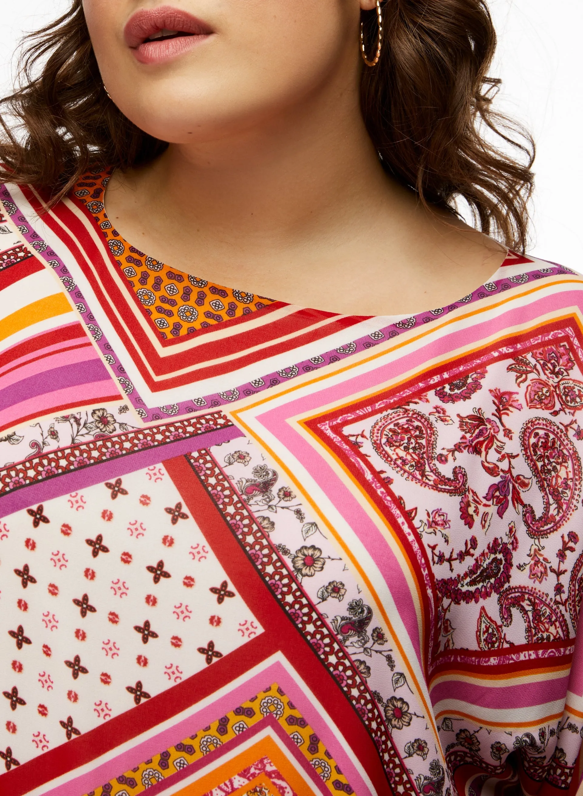 Patchwork Print Blouse sold by Laura product image thumbnail 2