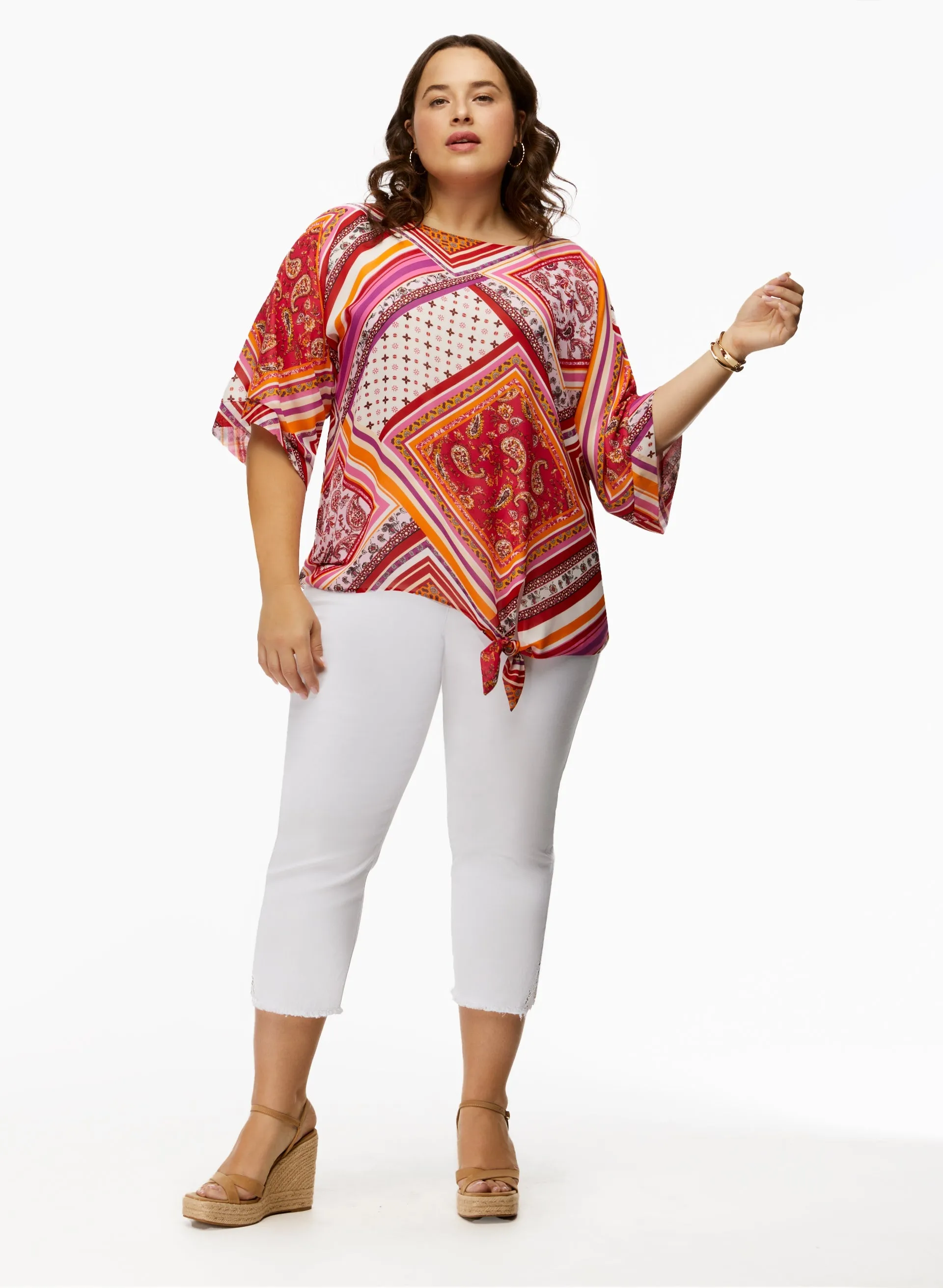 Patchwork Print Blouse sold by Laura product image thumbnail 3