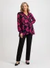 Floral Print Blouse & Straight Leg Pants sold by Laura