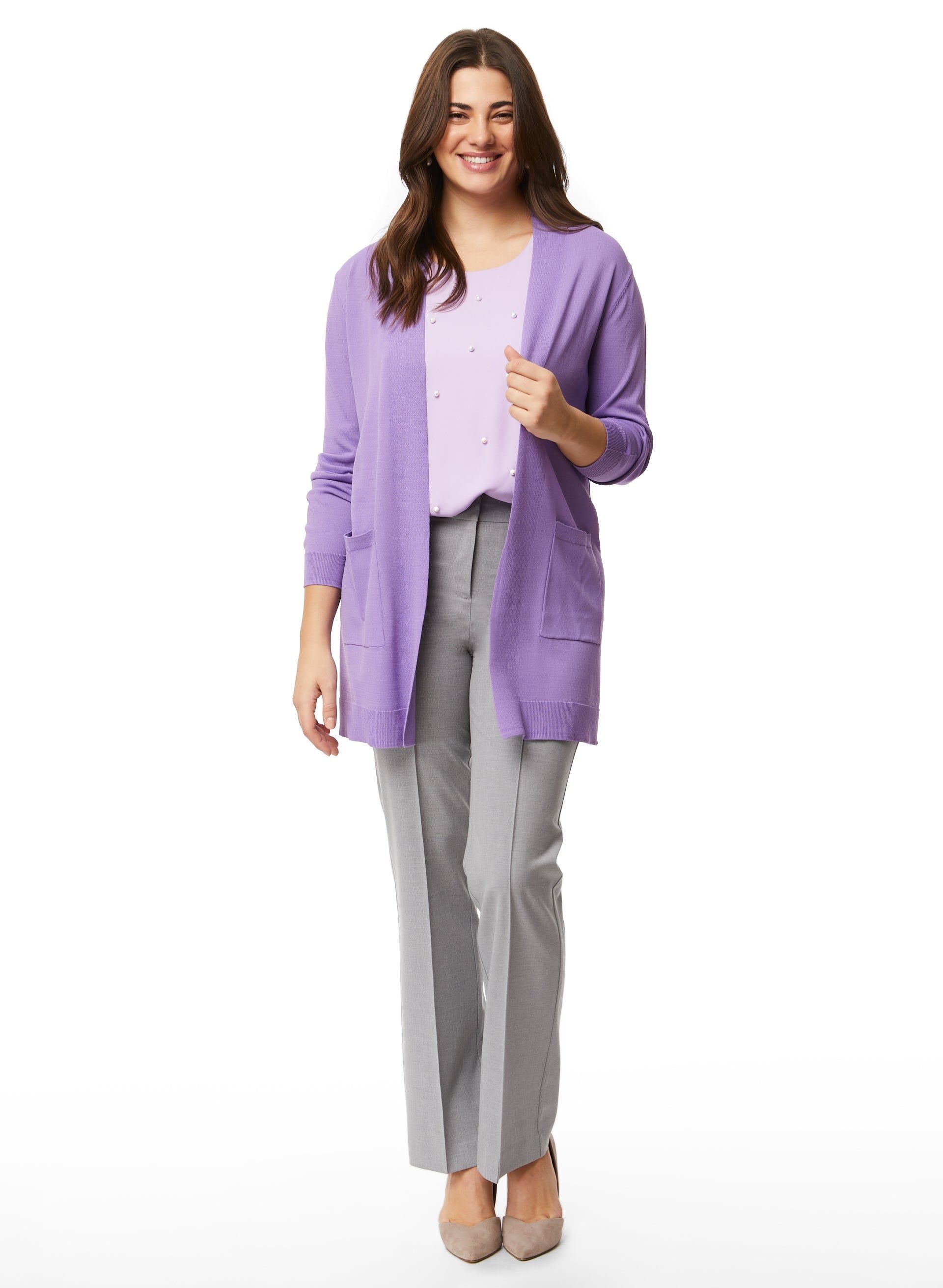 Open Front Cardigan sold by Laura product image thumbnail 3