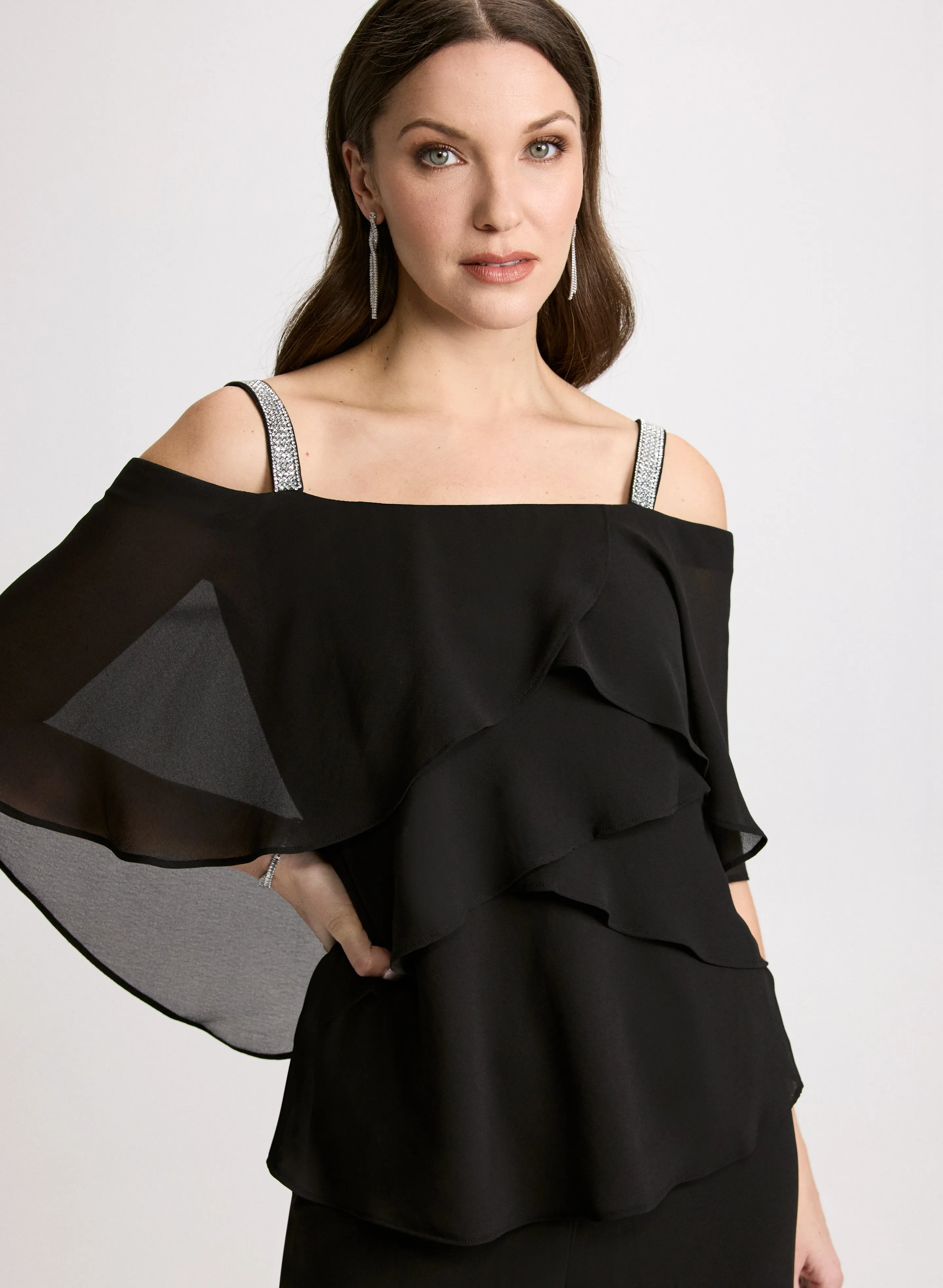 Tiered Top & Pull-On Pants Set sold by Laura product image thumbnail 4