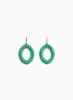 Enveloped Oval Dangle Earrings sold by Laura