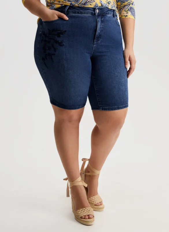 Embroidered Bermuda Shorts sold by Laura